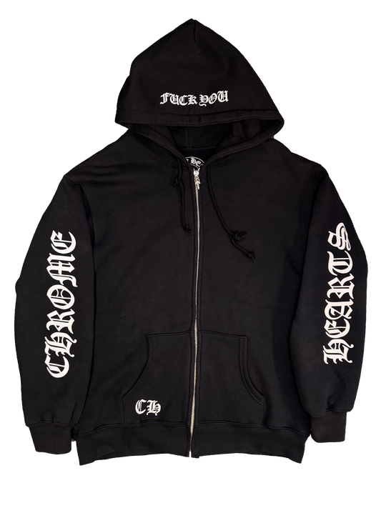 Chrome Hearts Thermal Zip-Up Hoodie - L