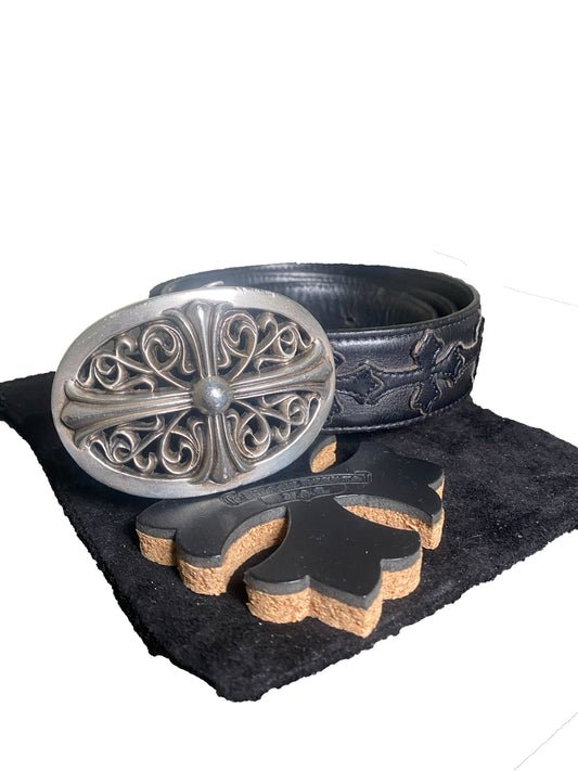 Chrome Hearts Oval Destroyer Belt - 36
