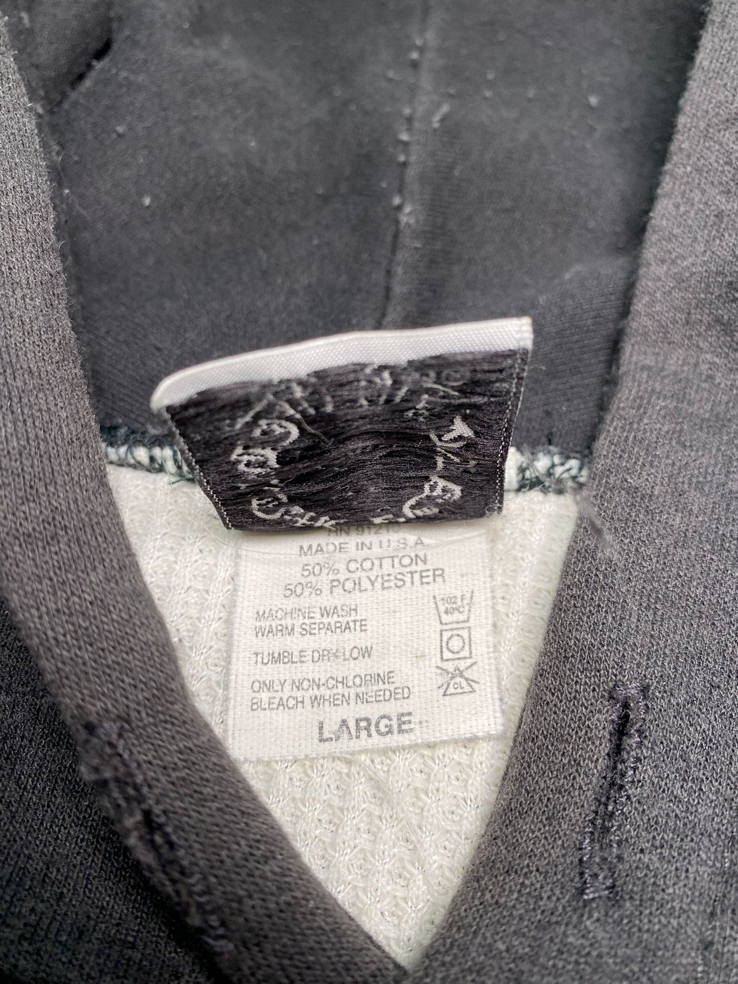 90s Chrome Hearts Tonal Thermal Pullover - L