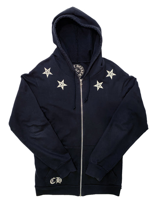 00s Chrome Hearts Hollywood Stars Zip Up - L