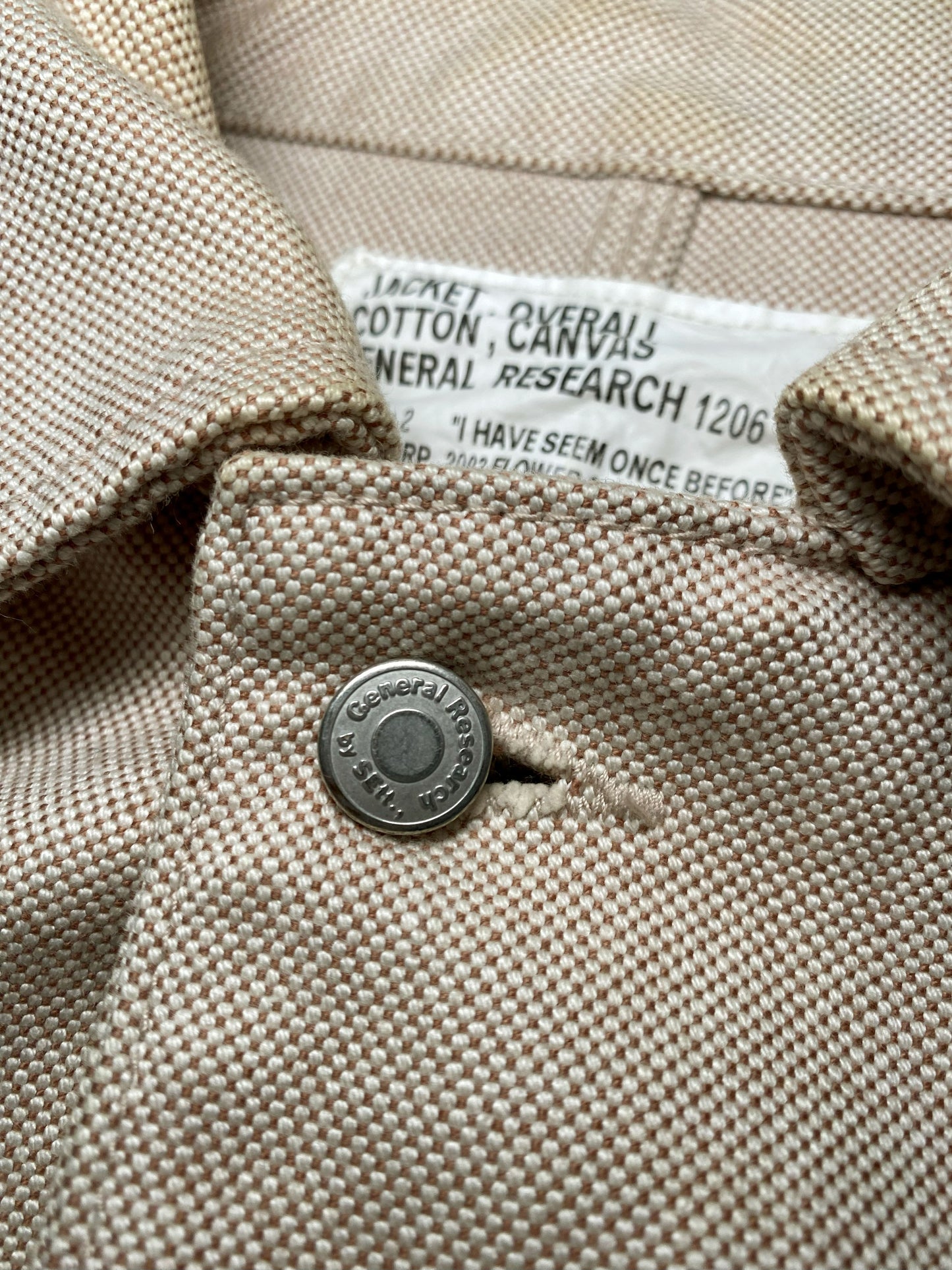 00s General Research Work Jacket - L