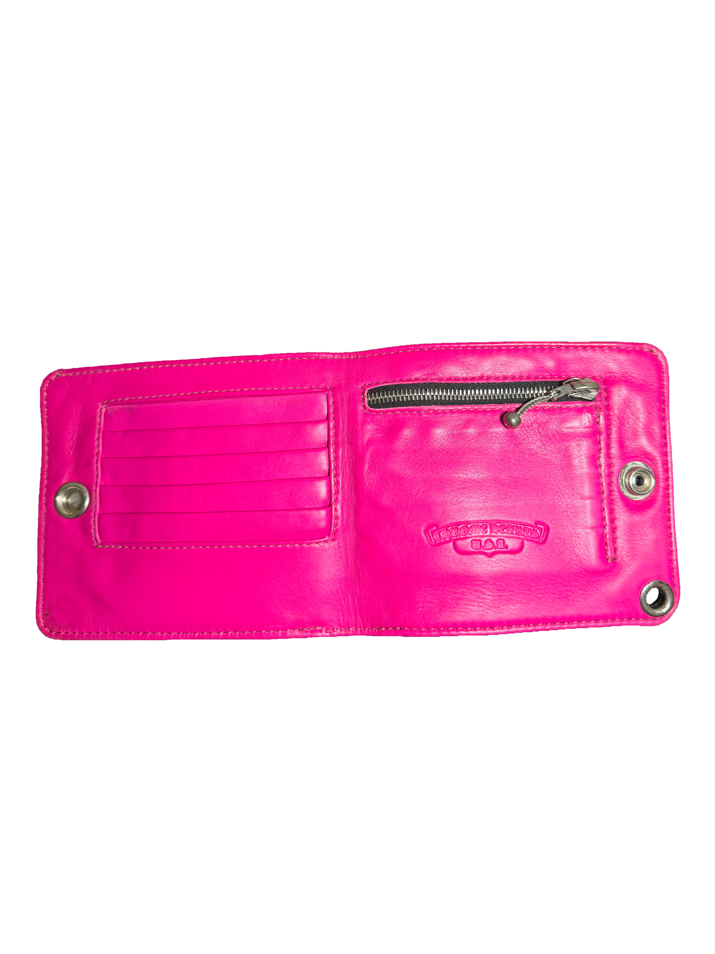 Chrome Hearts Pink Bifold Wallet - OS