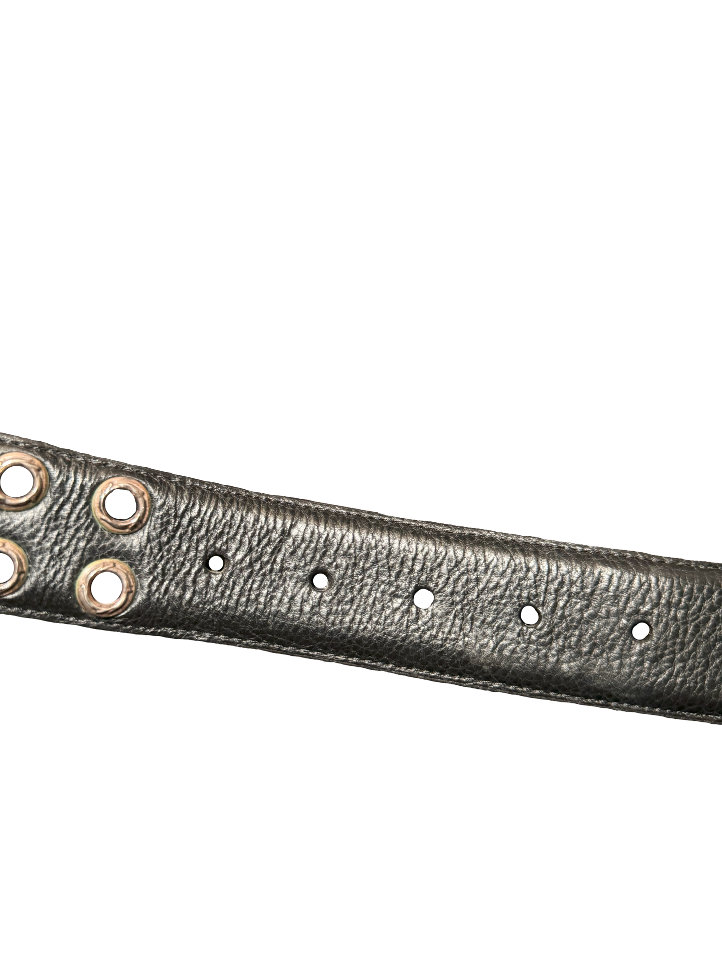 Chrome Hearts Oval Belt w/ Grommet Strap - 32