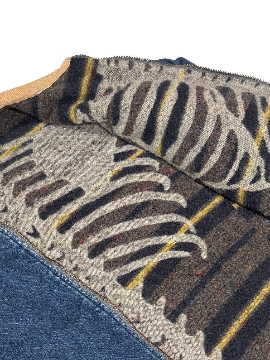 Kapital S/S 23 Reversible Bone Zip-up Work Jacket - 3