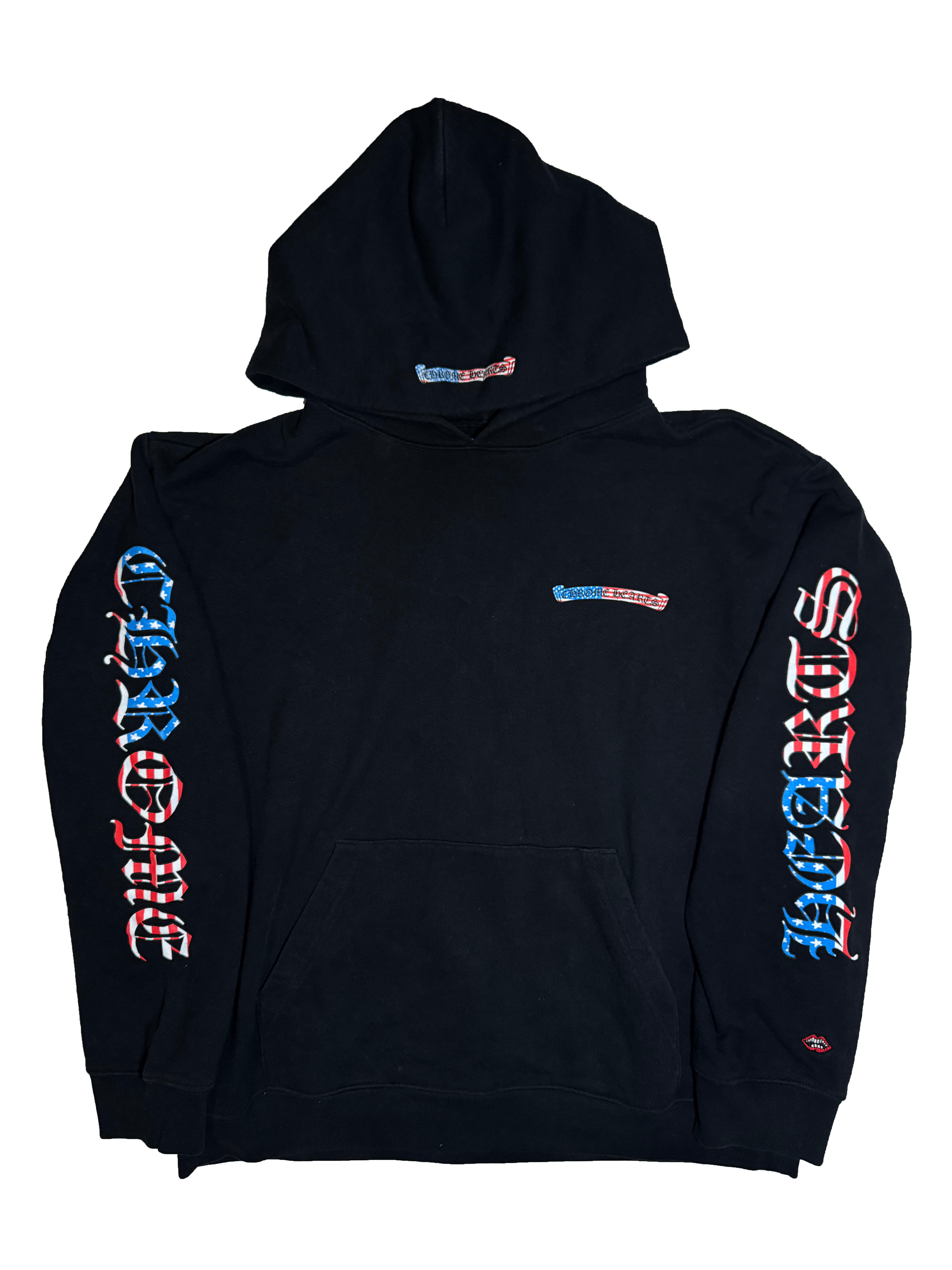 Chrome Hearts 2021 American Flag Hoodie - XL