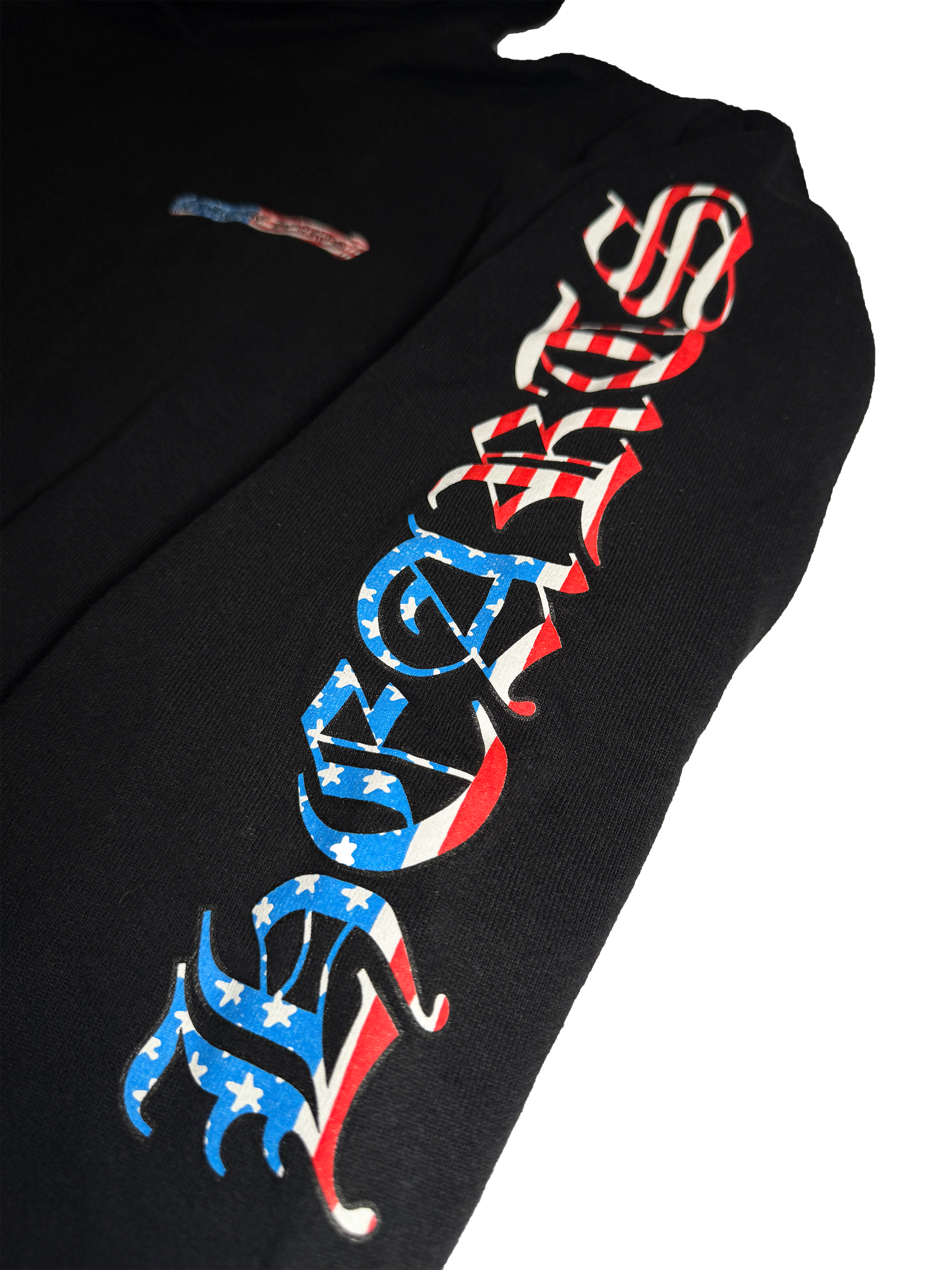 Chrome Hearts 2021 American Flag Hoodie - XL