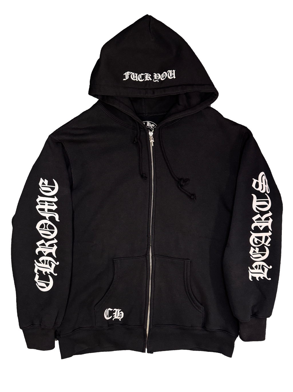 Chrome Hearts Thermal Zip-Up Hoodie - L