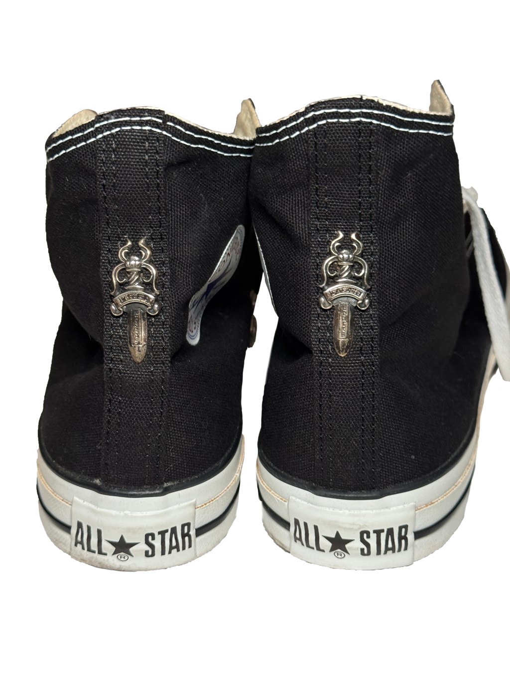 Chrome Hearts Canvas Star Patch Converse - 9.5