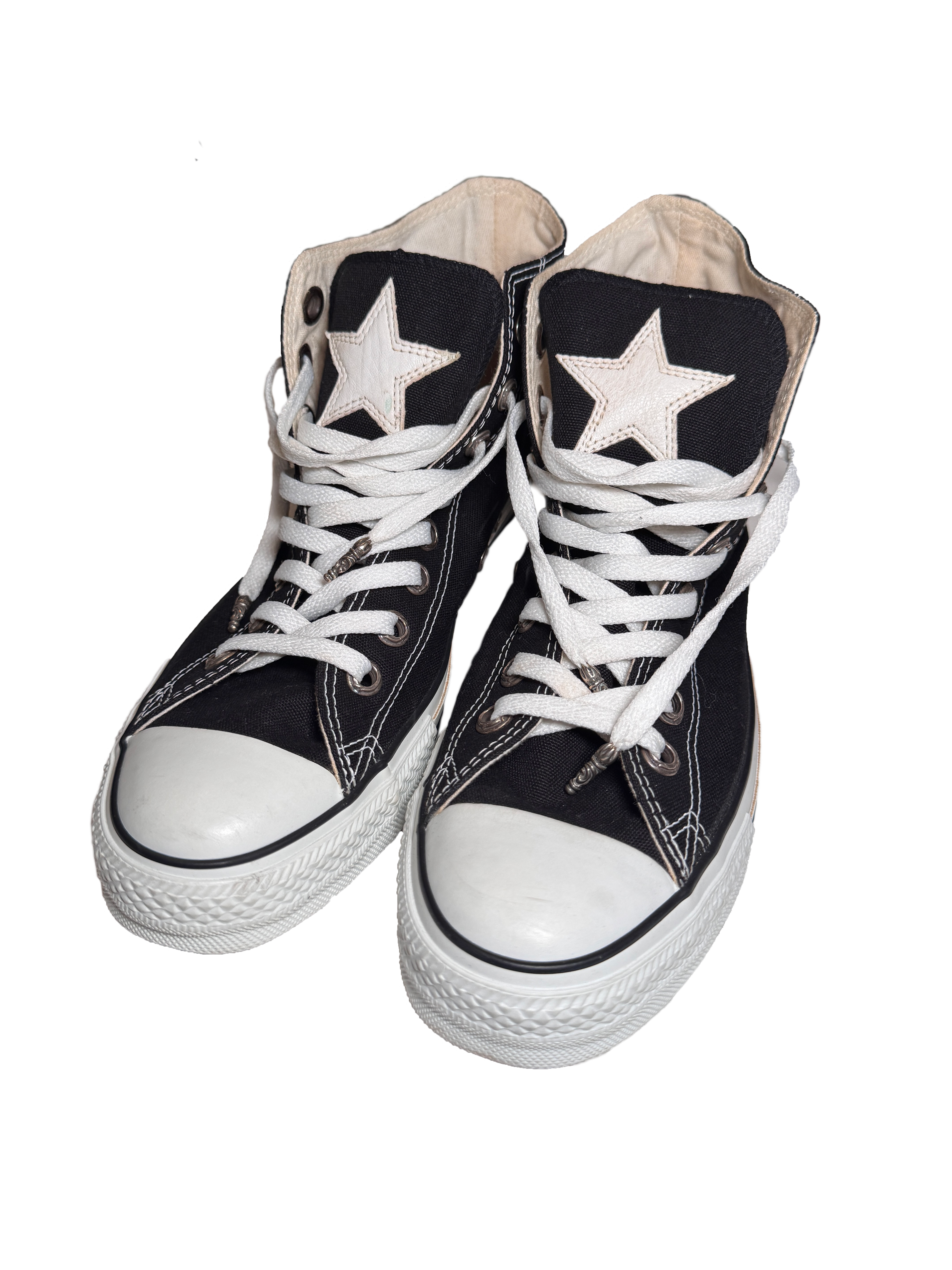 Chrome Hearts Canvas Star Patch Converse - 9.5
