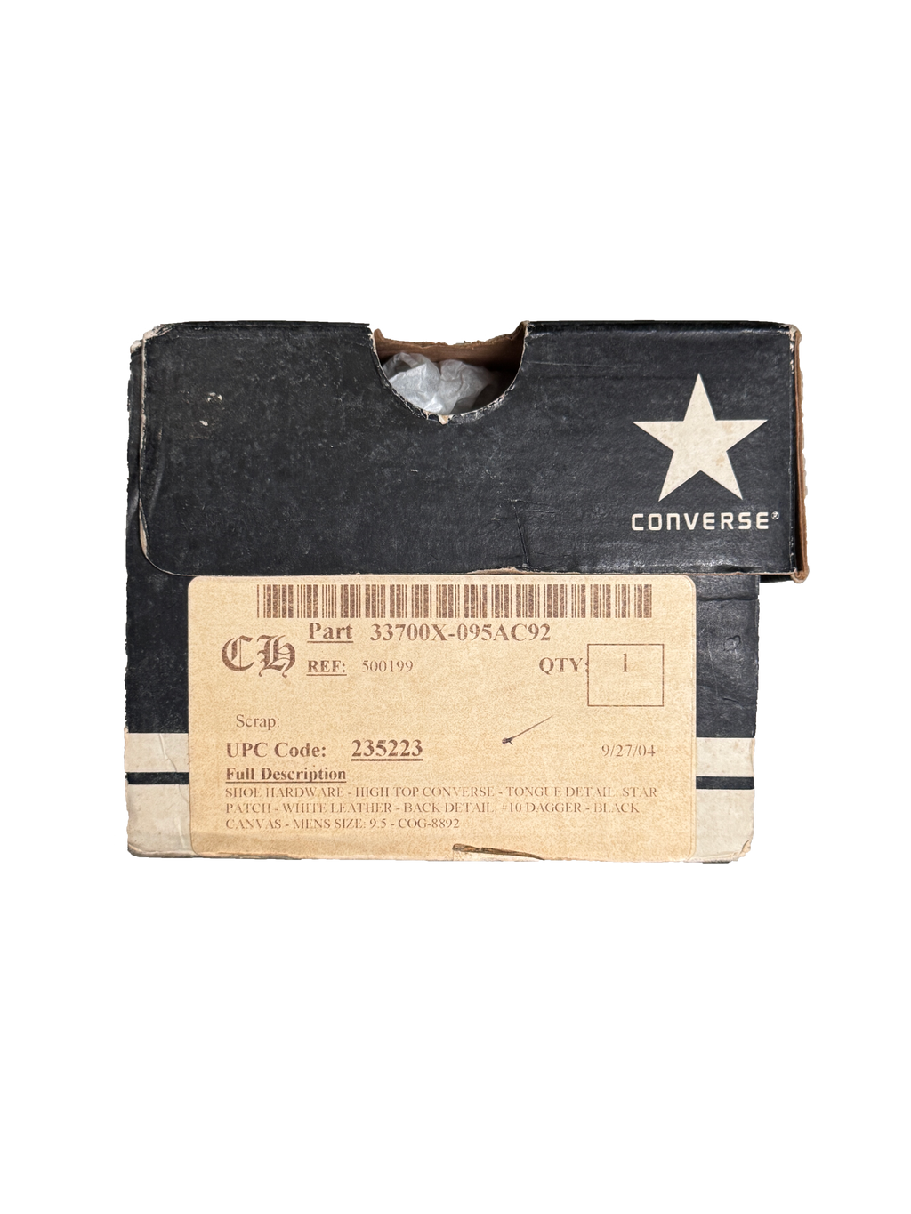 Chrome Hearts Canvas Star Patch Converse - 9.5