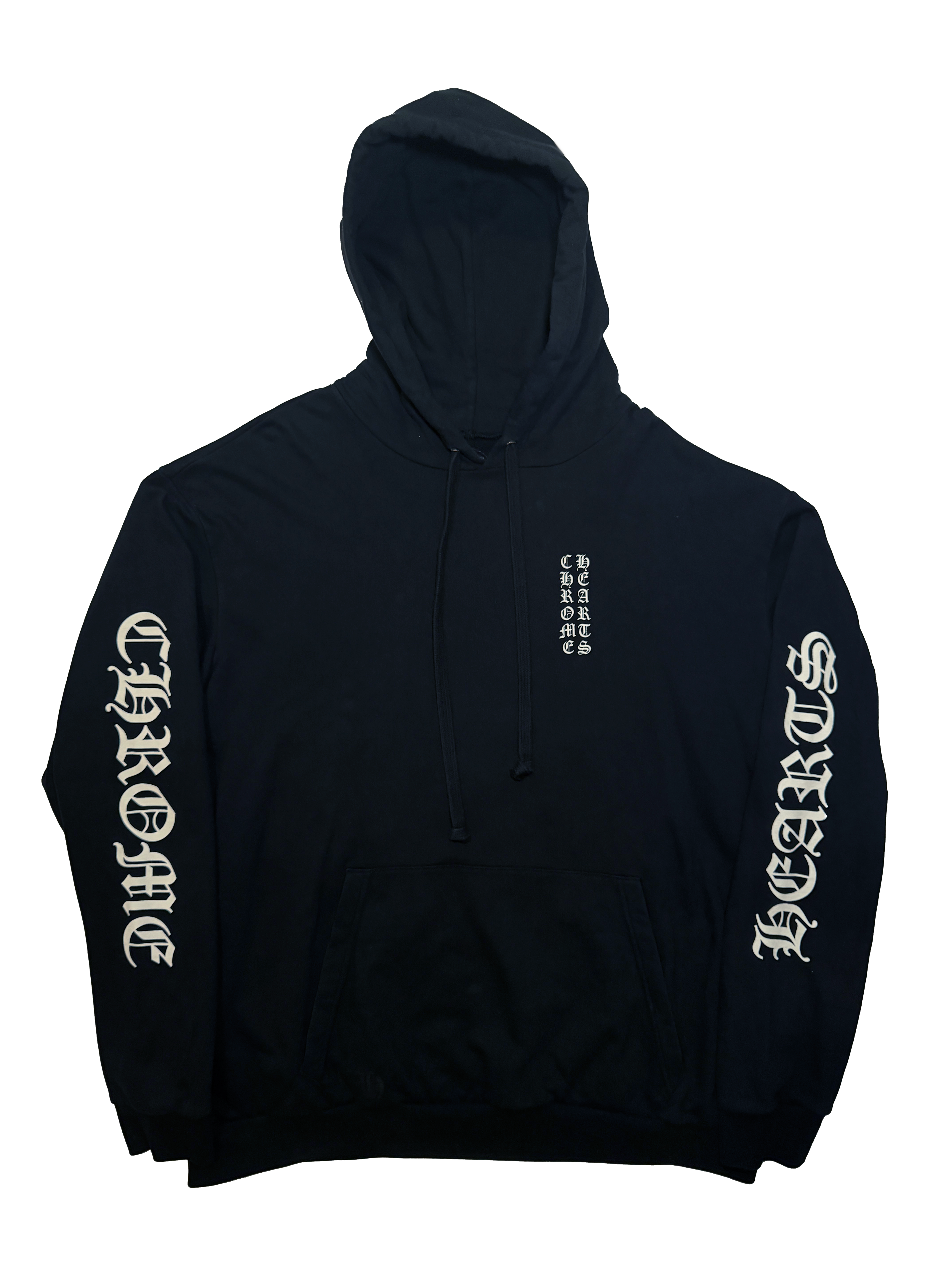 Chrome Hearts Vertical Logo Hoodie - XXL