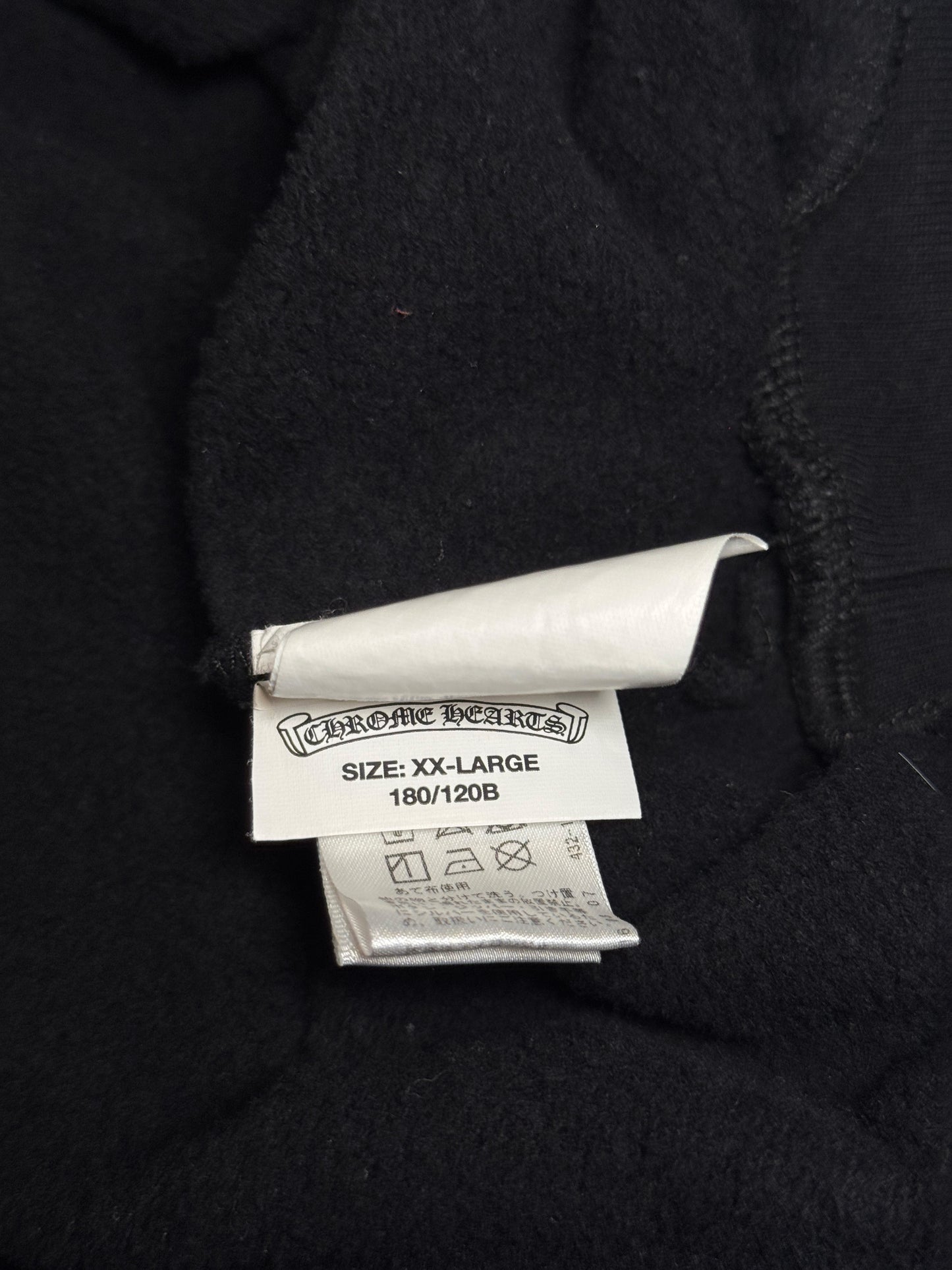 Chrome Hearts Vertical Logo Hoodie - XXL