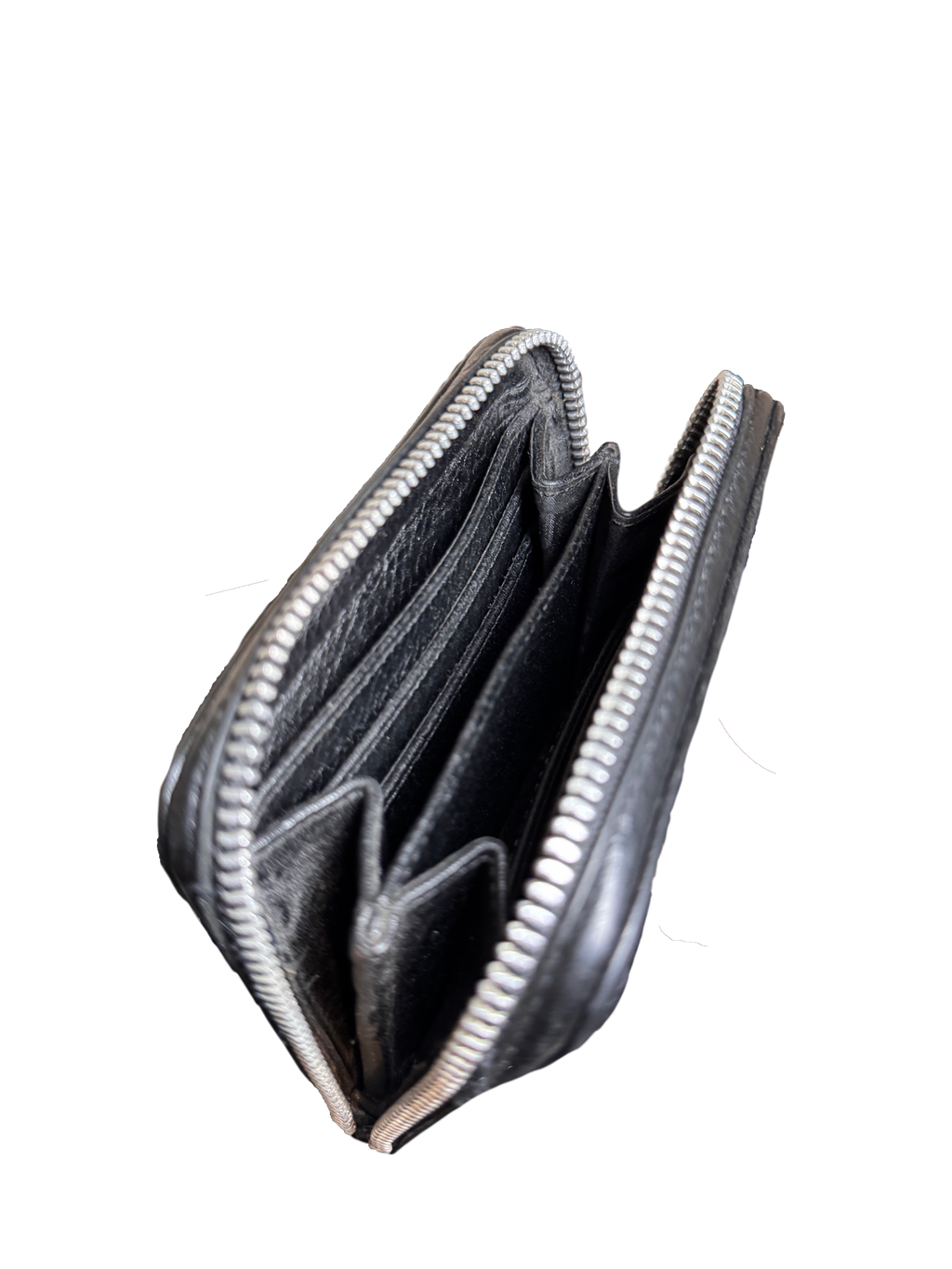 Chrome Hearts Pyramid Plus Side Zip Wallet - OS