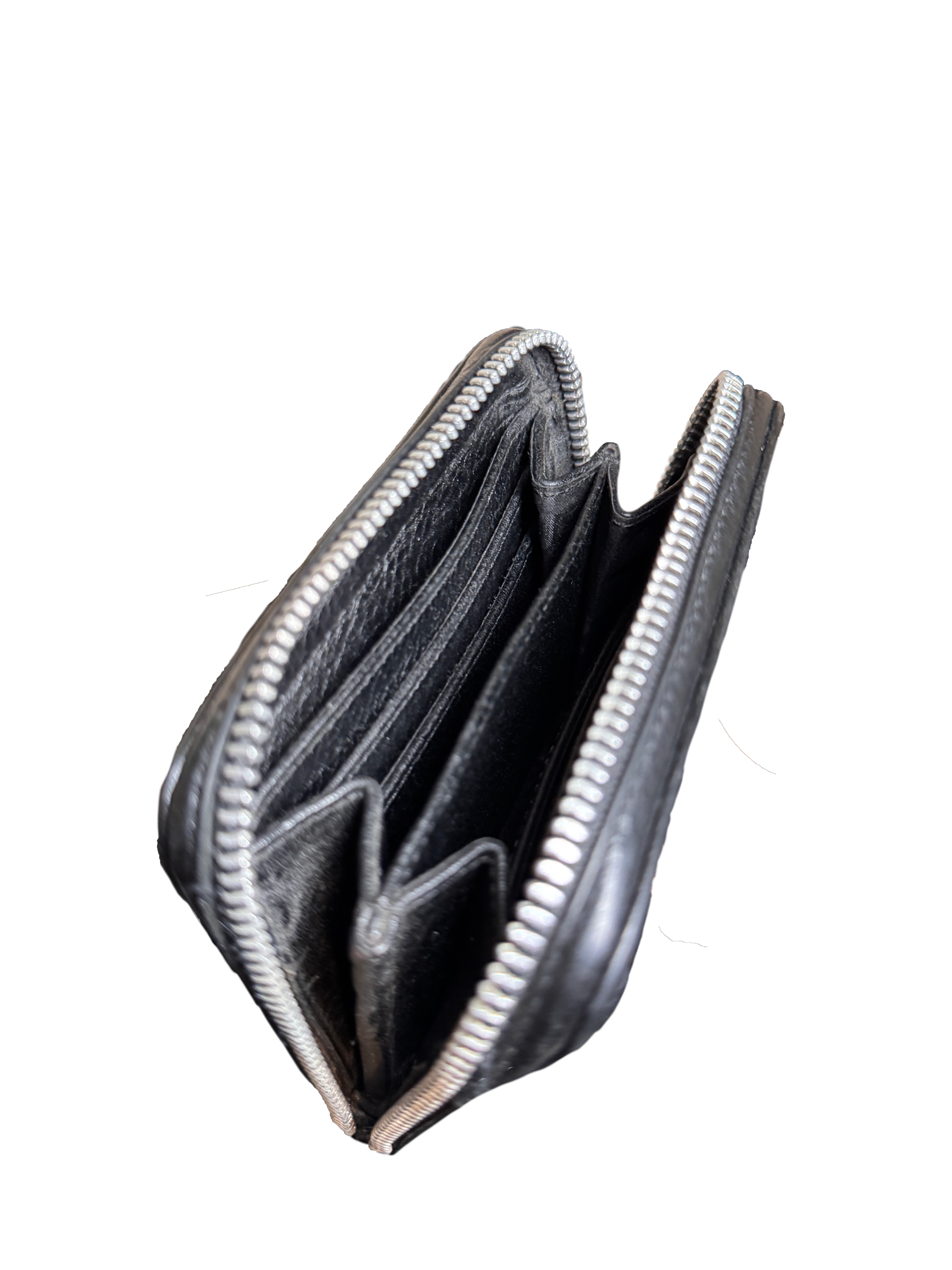 Chrome Hearts Pyramid Plus Side Zip Wallet - OS