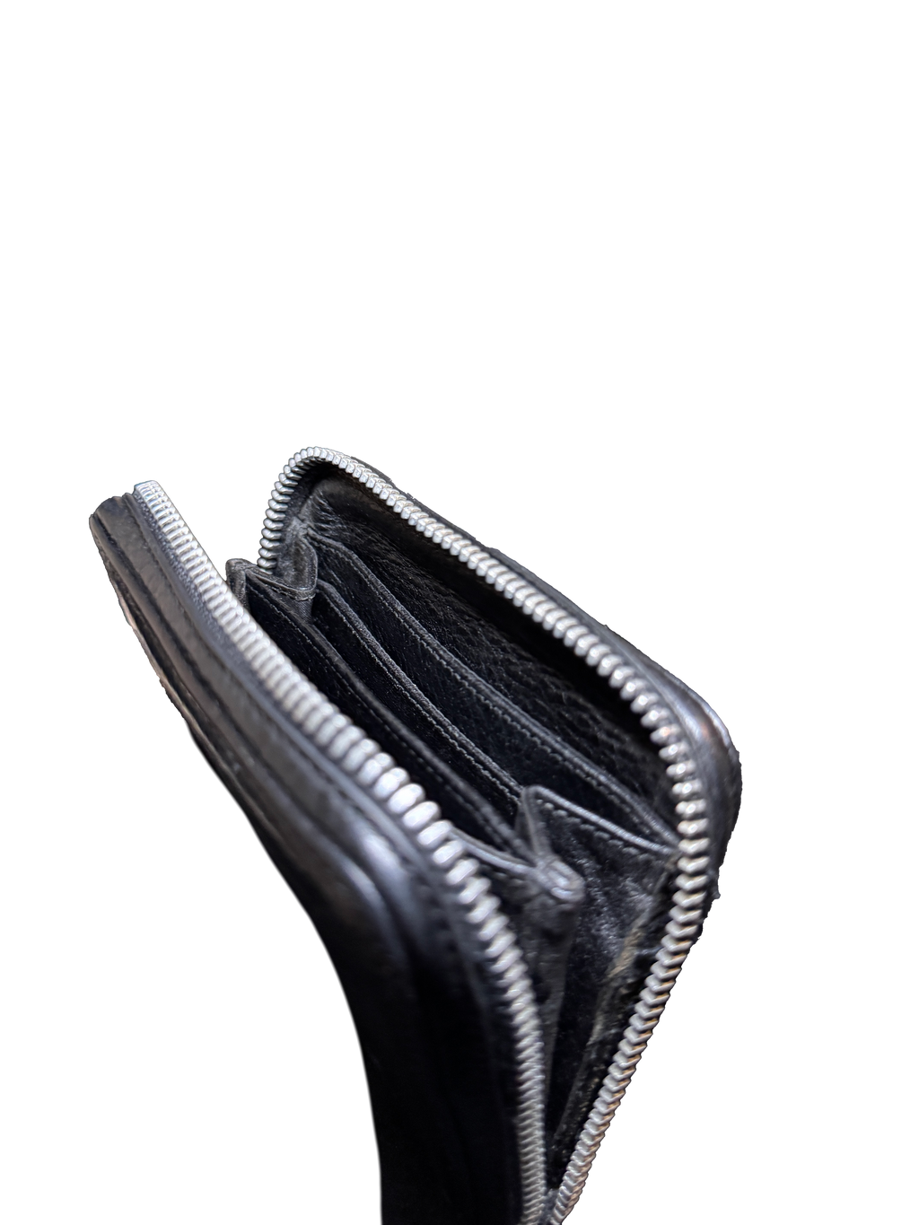 Chrome Hearts Pyramid Plus Side Zip Wallet - OS