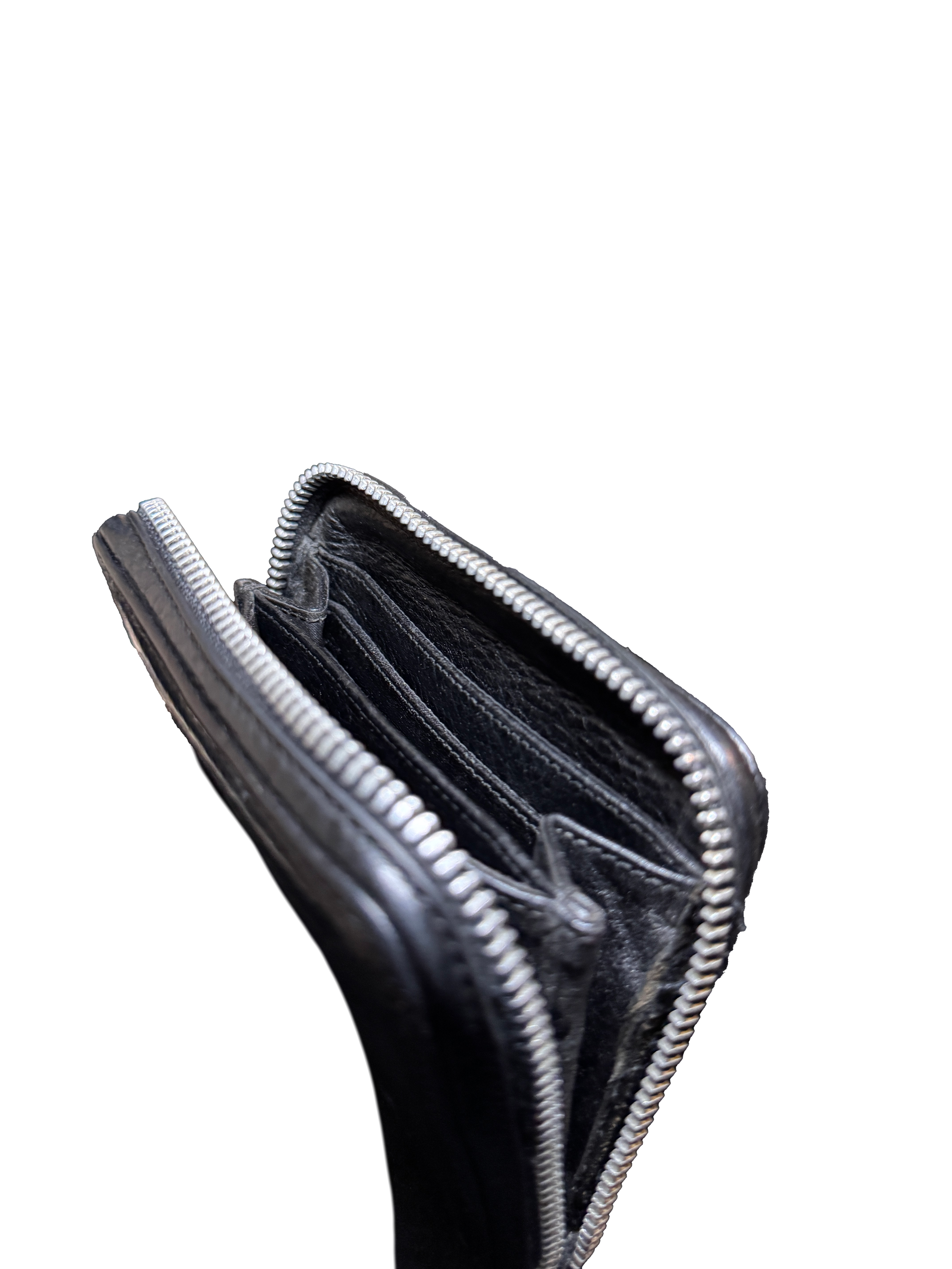 Chrome Hearts Pyramid Plus Side Zip Wallet - OS