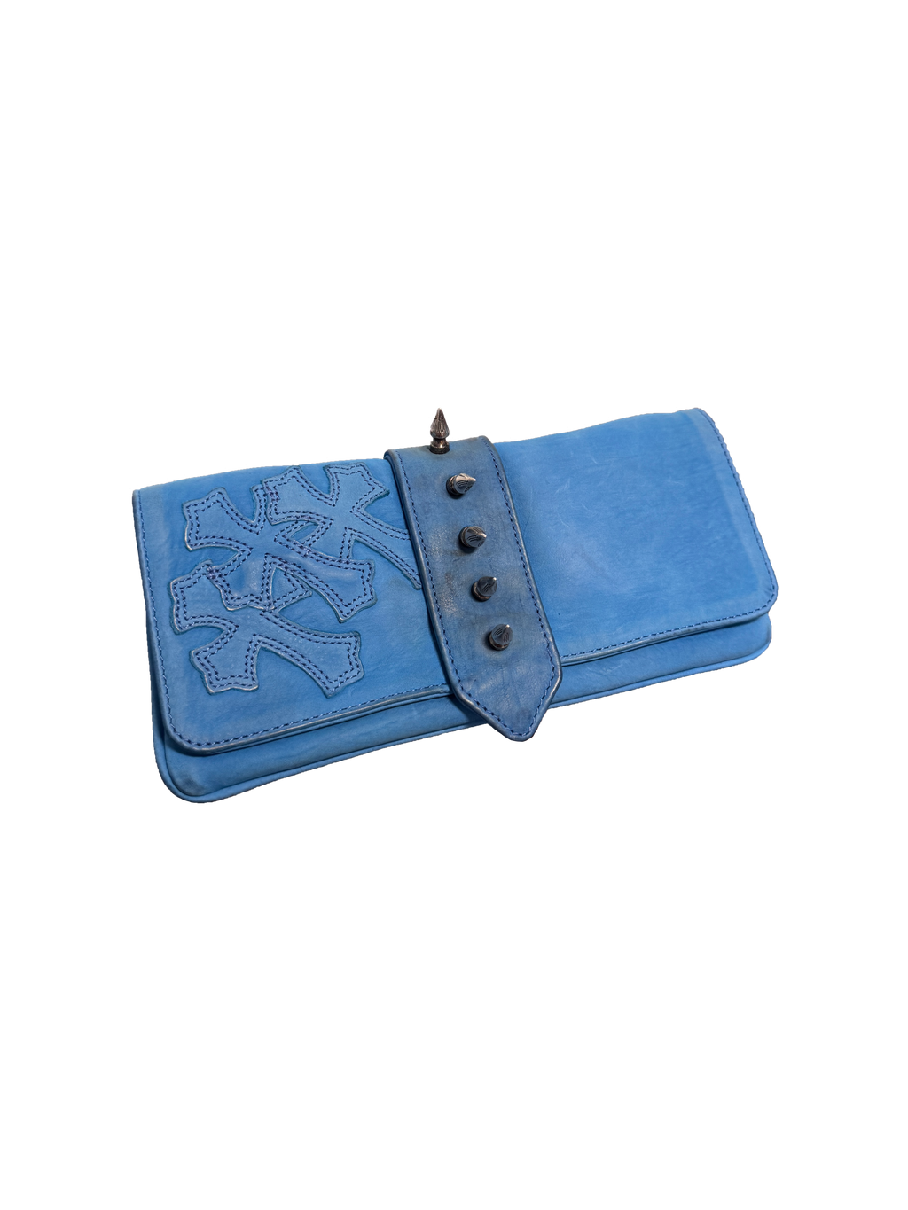 Chrome Hearts Cemetery Spike Long Wallet - OS