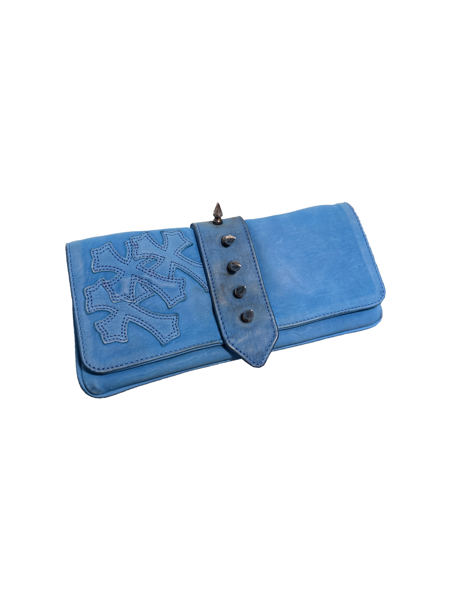Chrome Hearts Cemetery Spike Long Wallet - OS