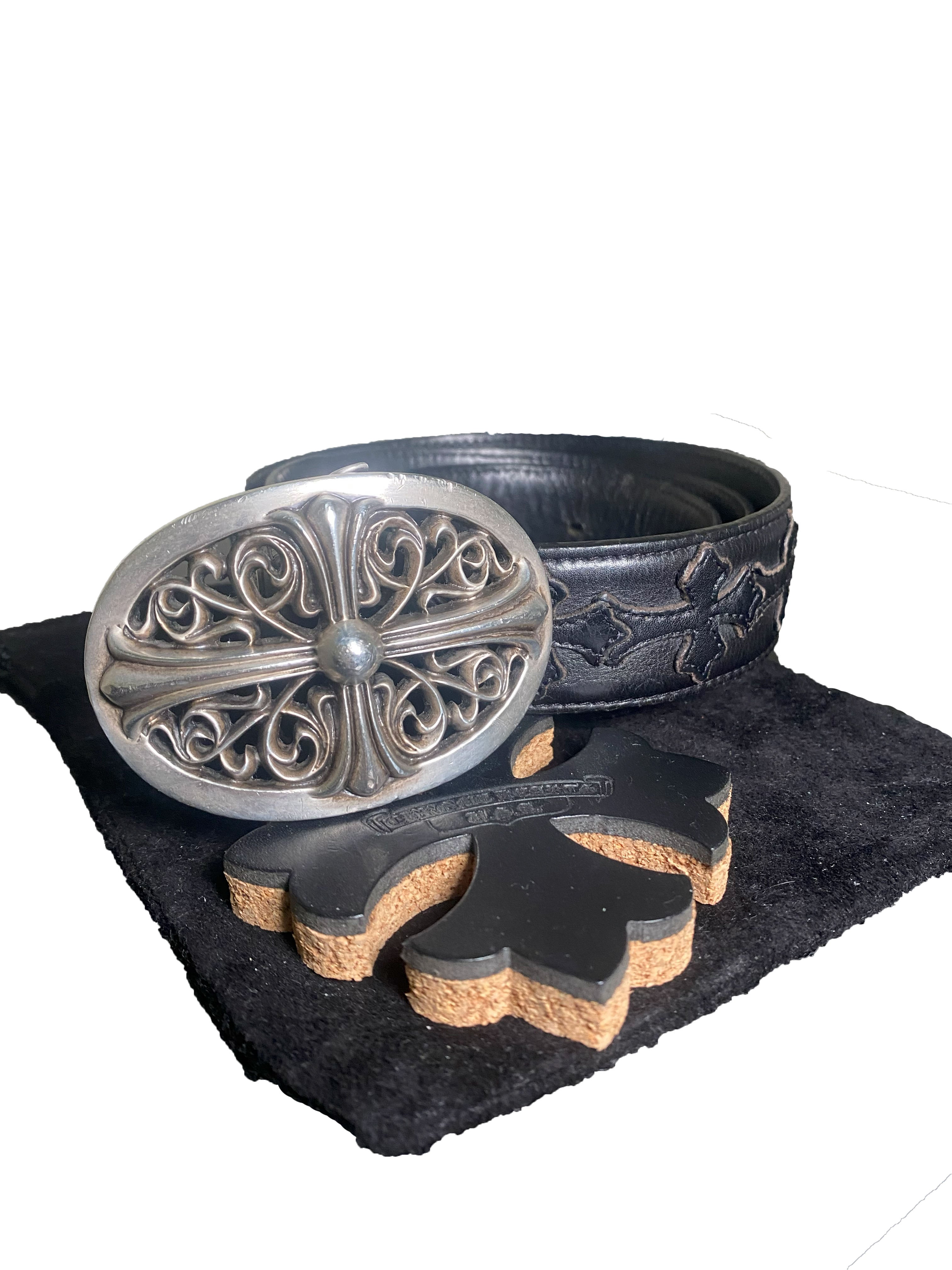 Chrome Hearts Oval Destroyer Belt - 36