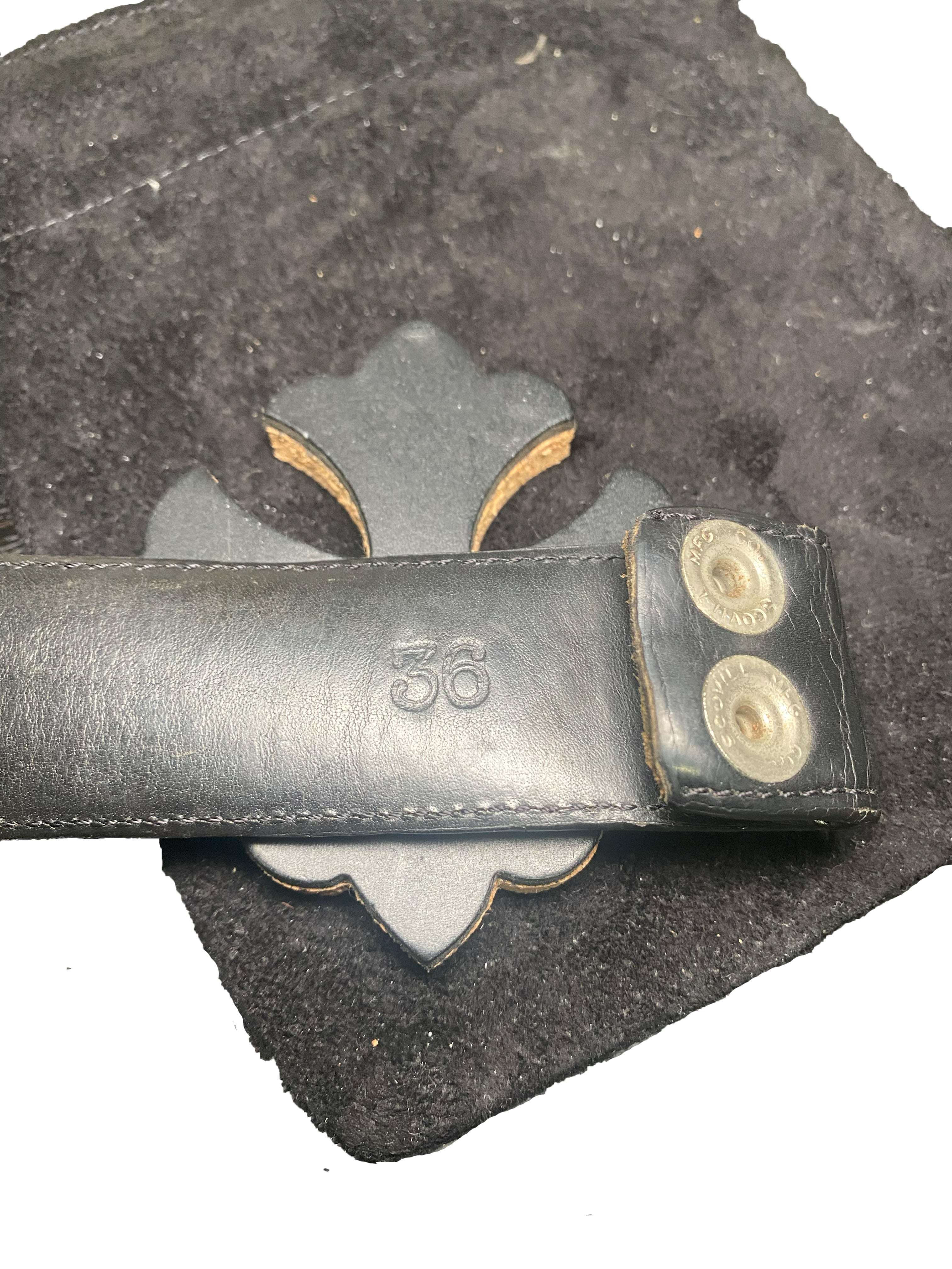 Chrome Hearts Oval Destroyer Belt - 36
