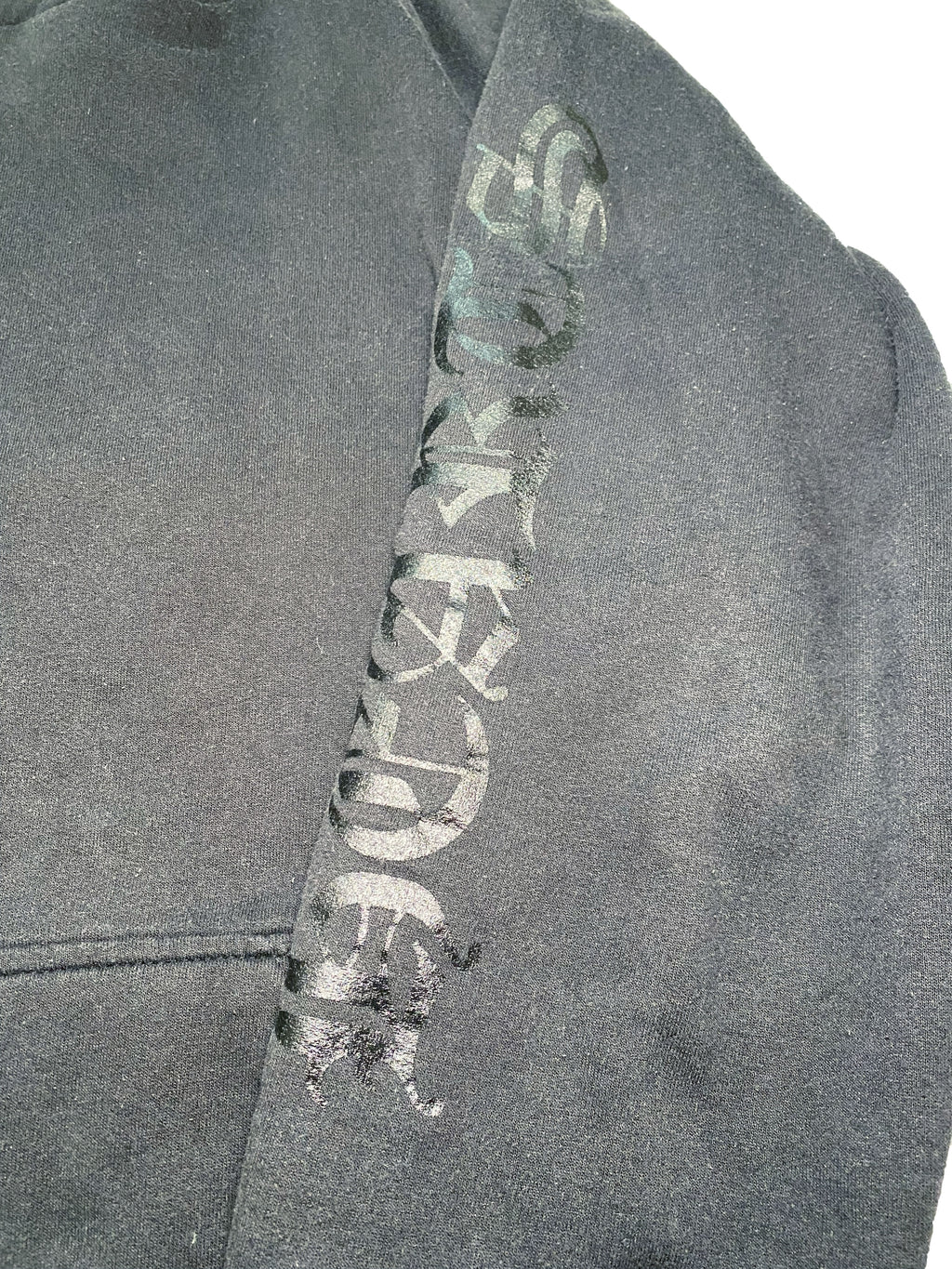 90s Chrome Hearts Tonal Thermal Pullover - L