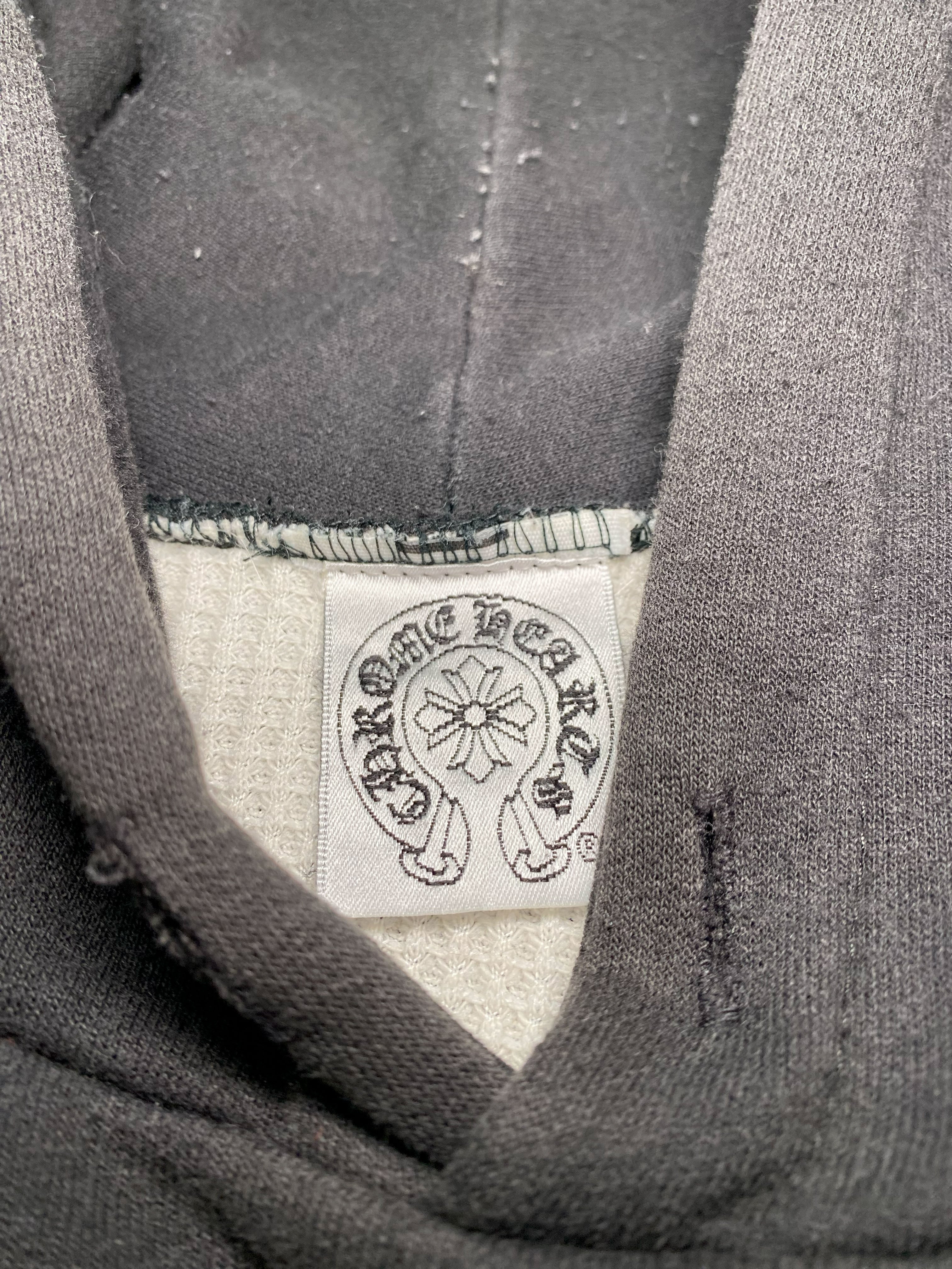 90s Chrome Hearts Tonal Thermal Pullover - L