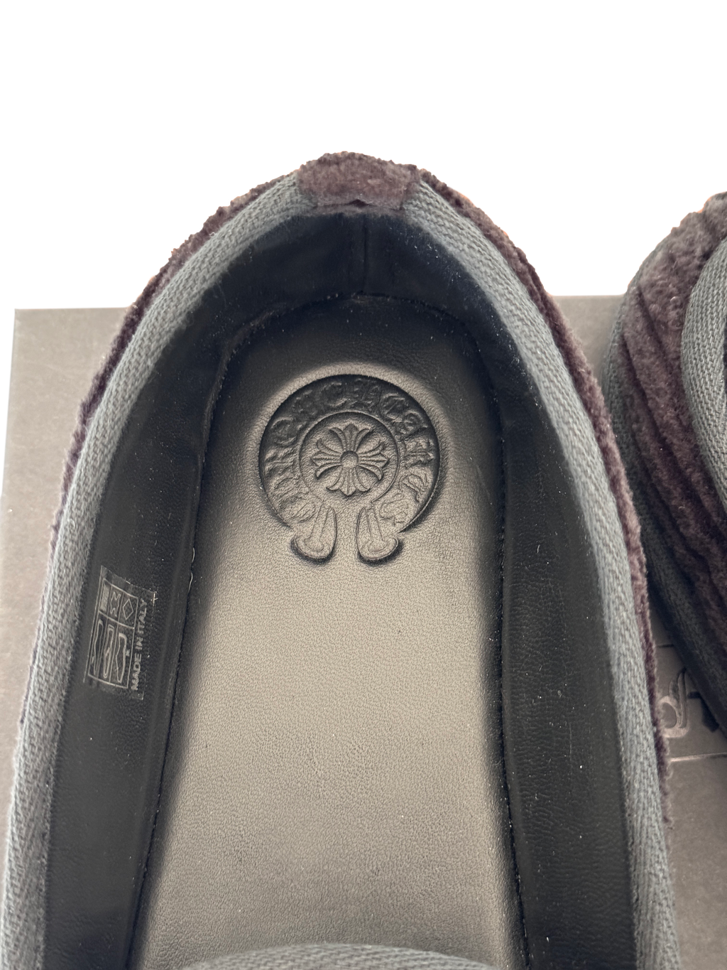 Chrome Hearts Dagger Corduroy Slippers - 44