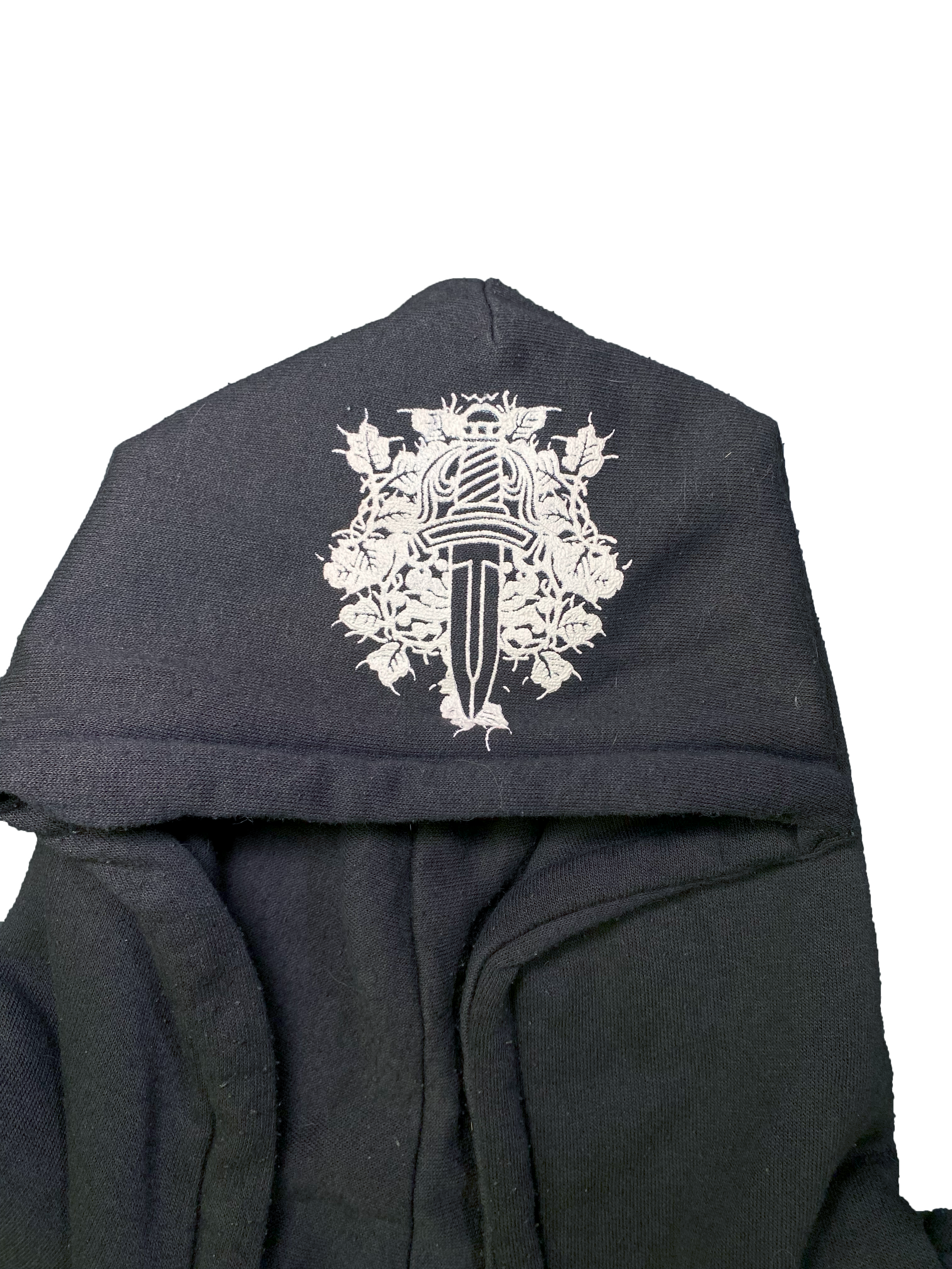 90s Chrome Hearts Horseshoe Thermal Zip-up - XL