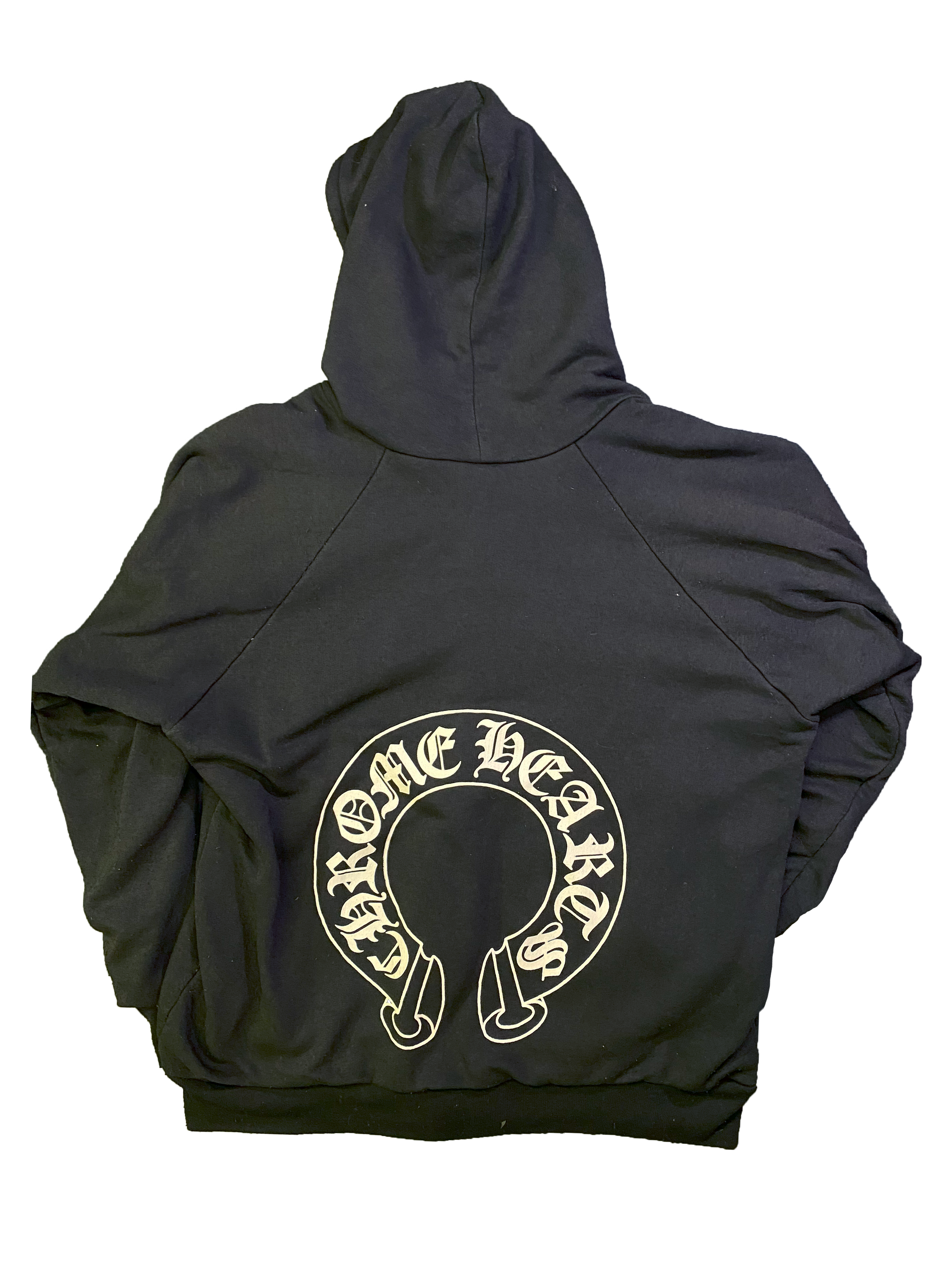 90s Chrome Hearts Horseshoe Thermal Zip-up - XL