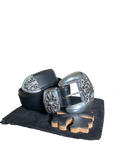 Chrome Hearts Floral Three Piece Belt - 34