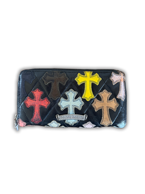 Chrome Hearts Multicolor Glitter Cemetery Wallet - OS