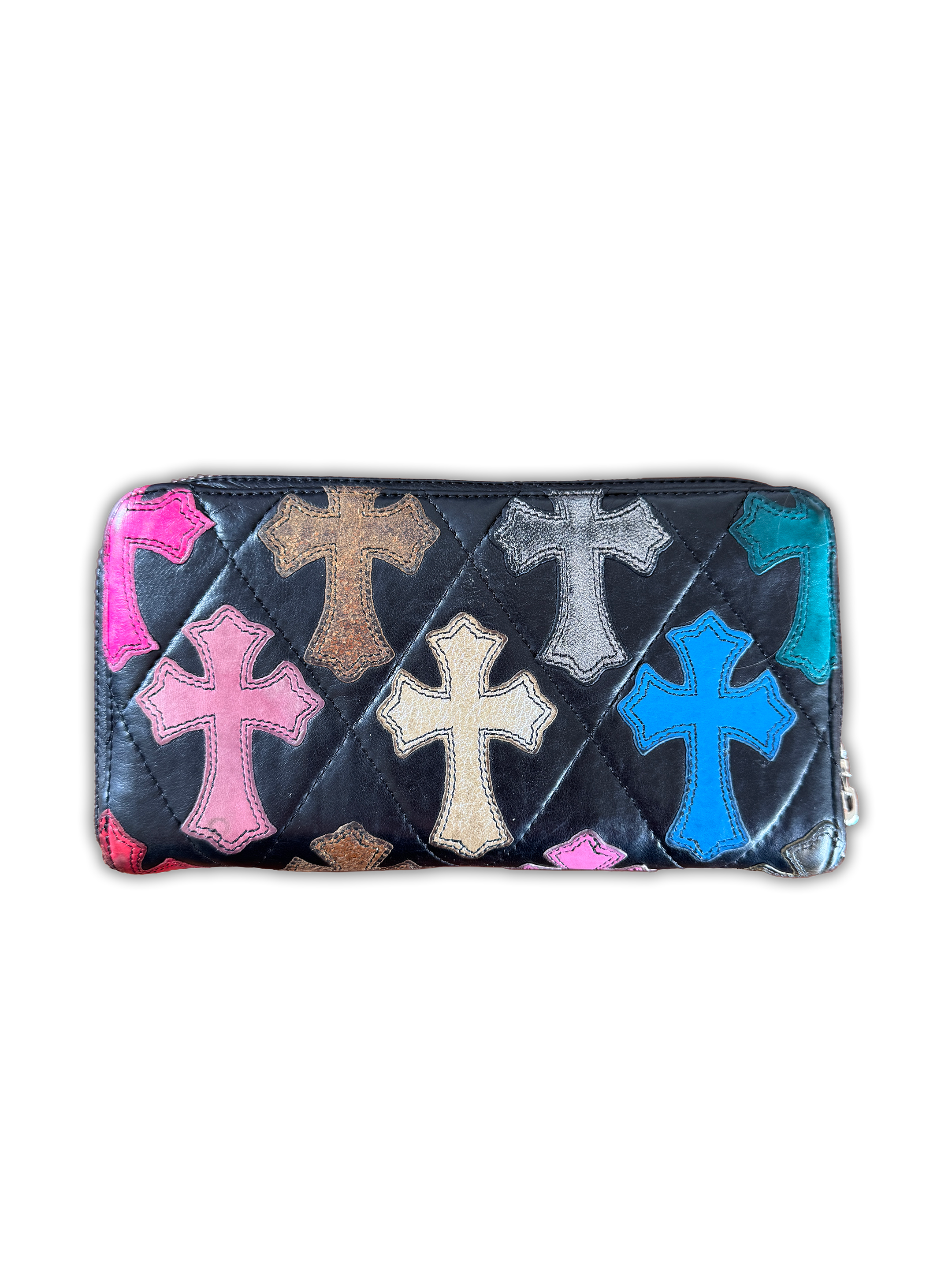 Multicolor Cemetery Cross Wallet - OS
