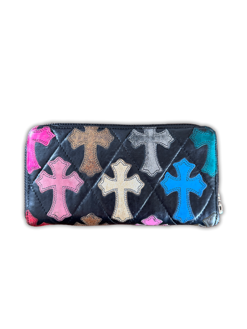Multicolor Cemetery Cross Wallet - OS
