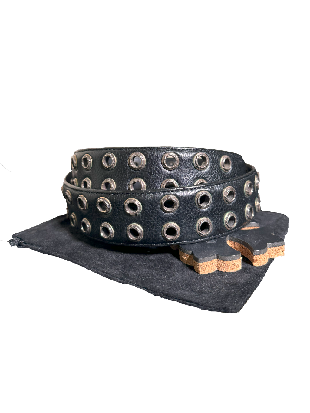 Chrome Hearts Oval Belt w/ Grommet Strap - 32