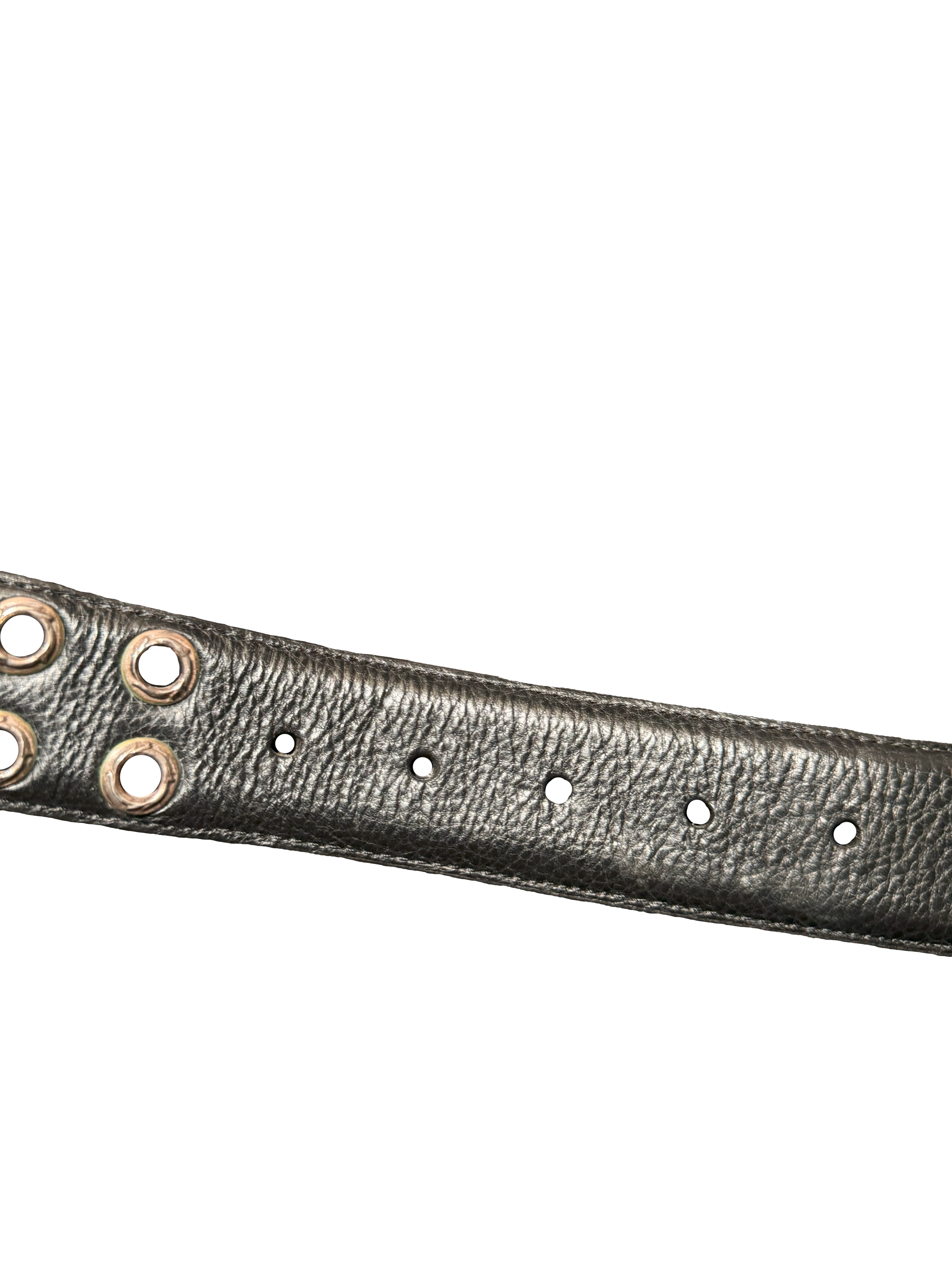 Chrome Hearts Oval Belt w/ Grommet Strap - 32