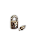 Chrome Hearts 'Love's Not Dead' Flerknee Padlock & Key - OS