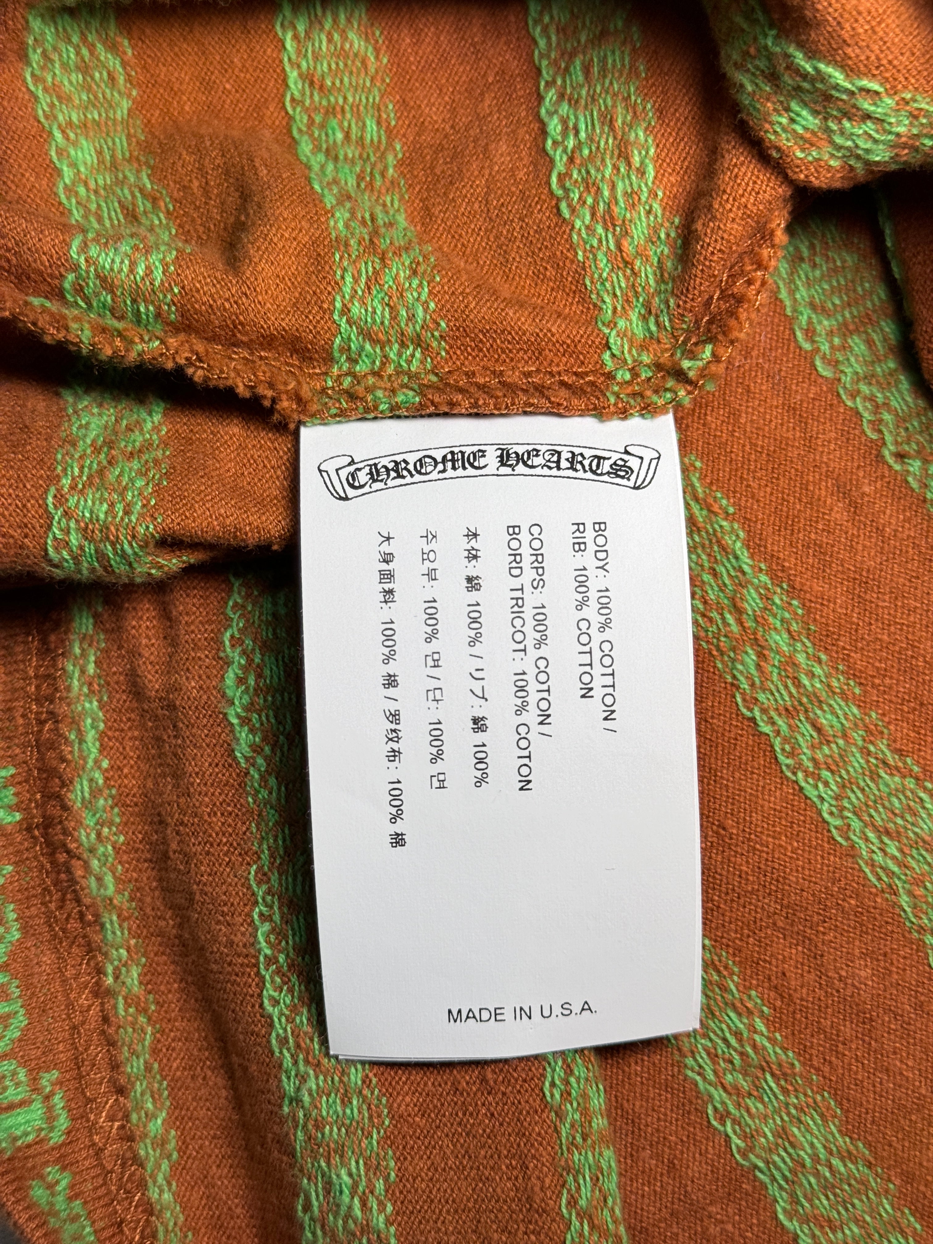 Chrome Hearts 'Teens From Mars' F*ck You Stripes Tee - XL