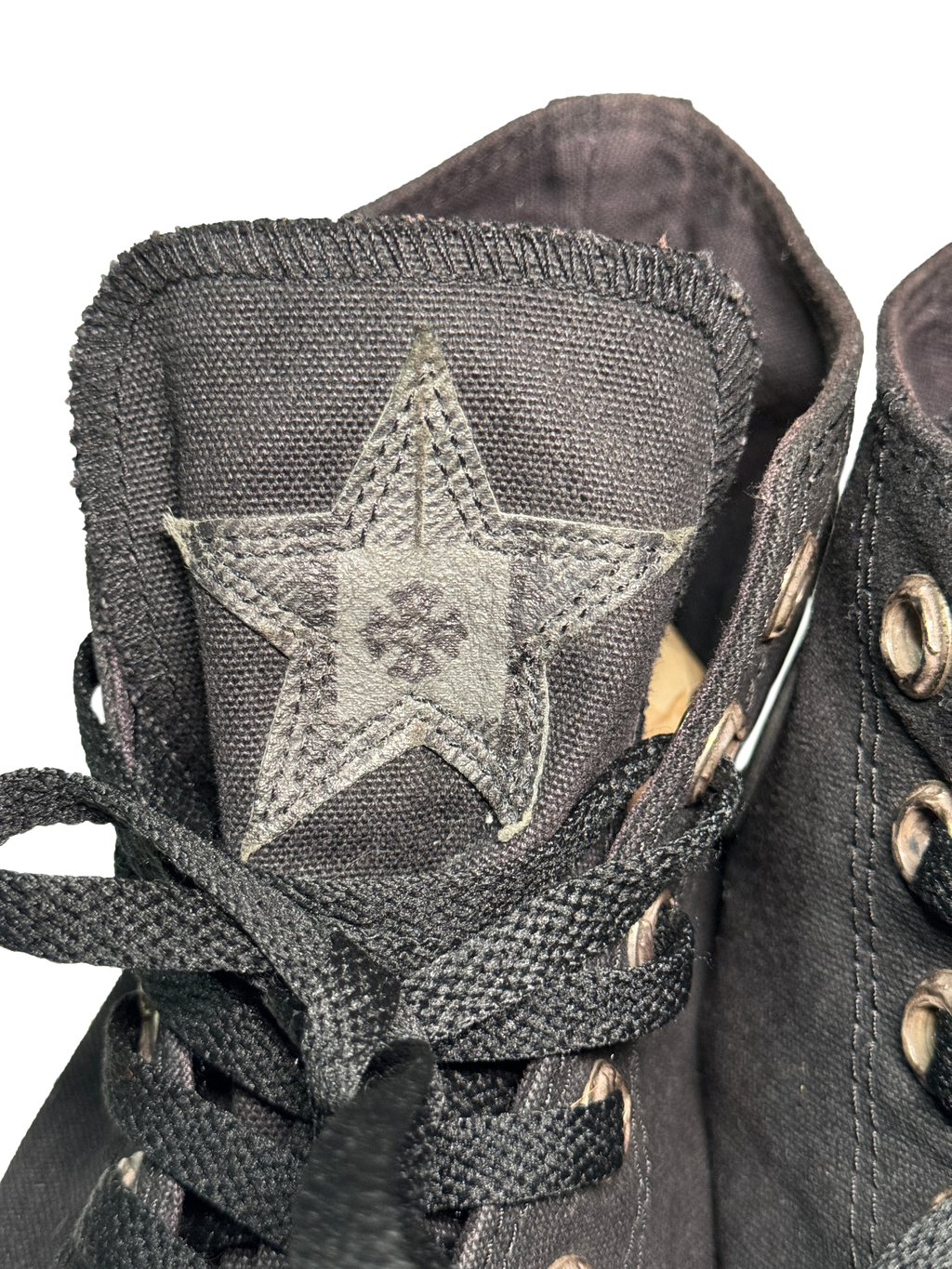 Chrome Hearts Black Converse - 9.5