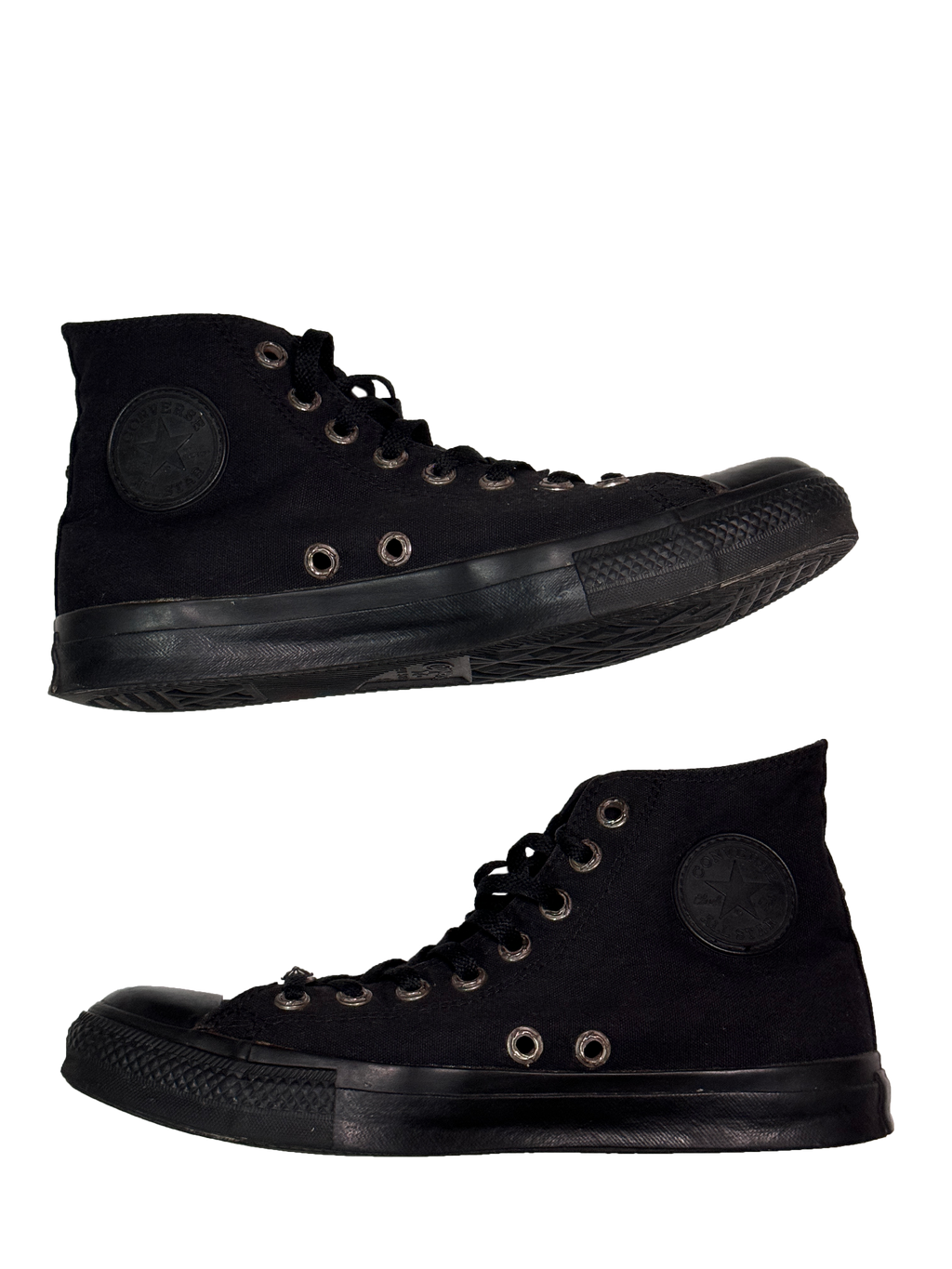 Chrome Hearts Black Converse - 9.5