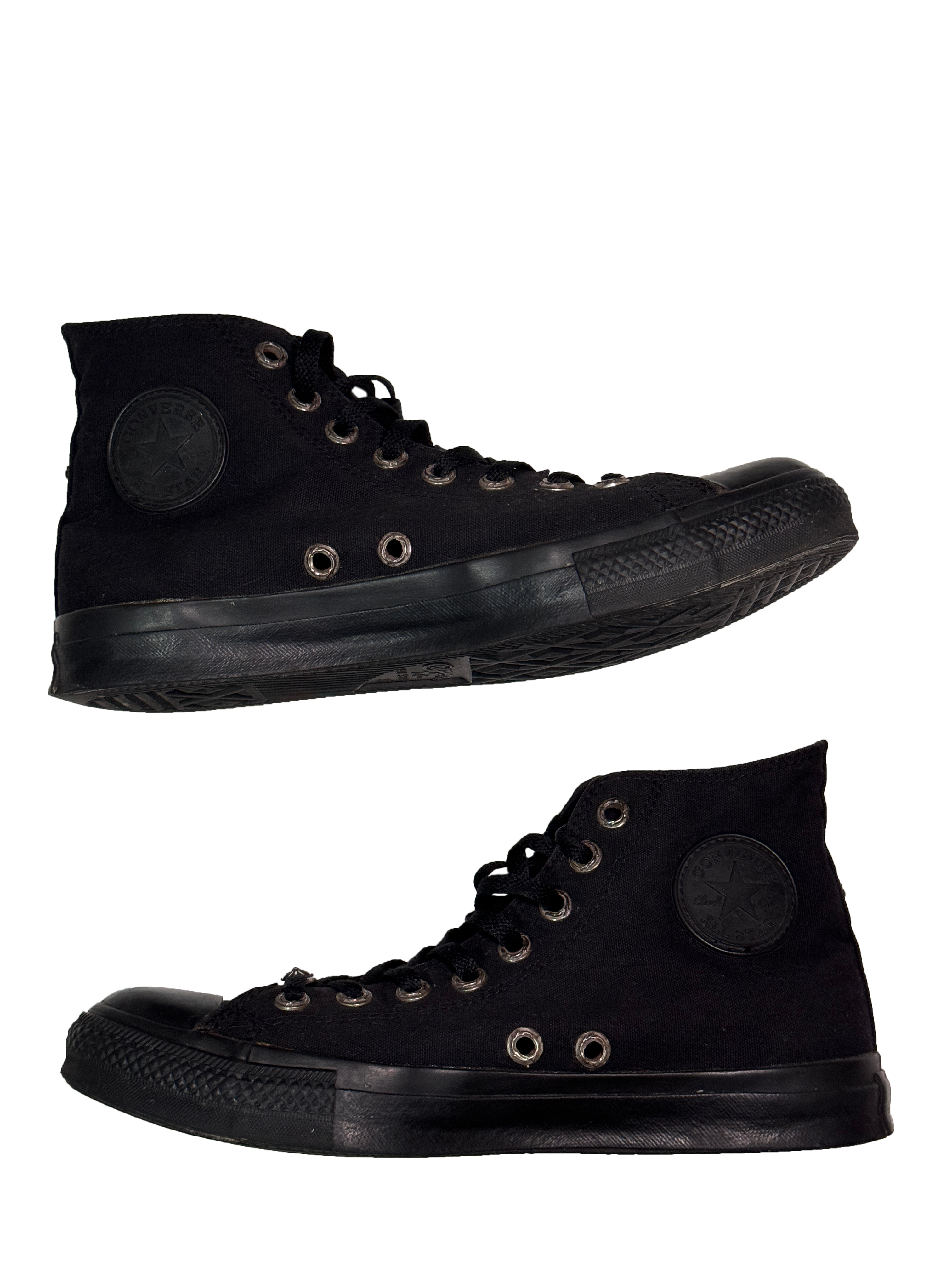 Chrome Hearts Black Converse - 9.5