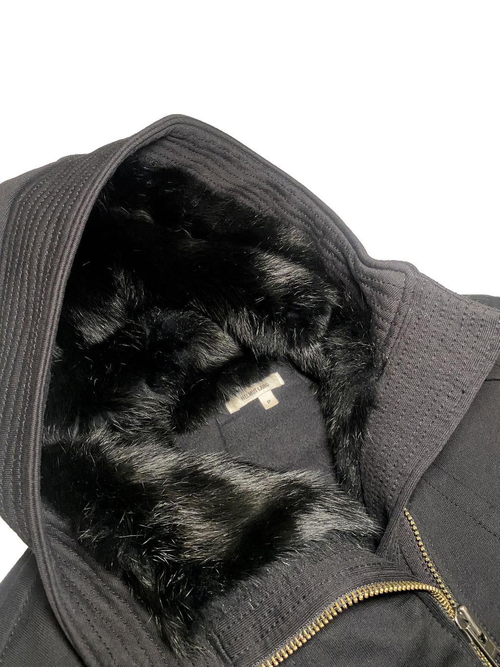 00s Helmut Lang Rabbit Fur Coat - S