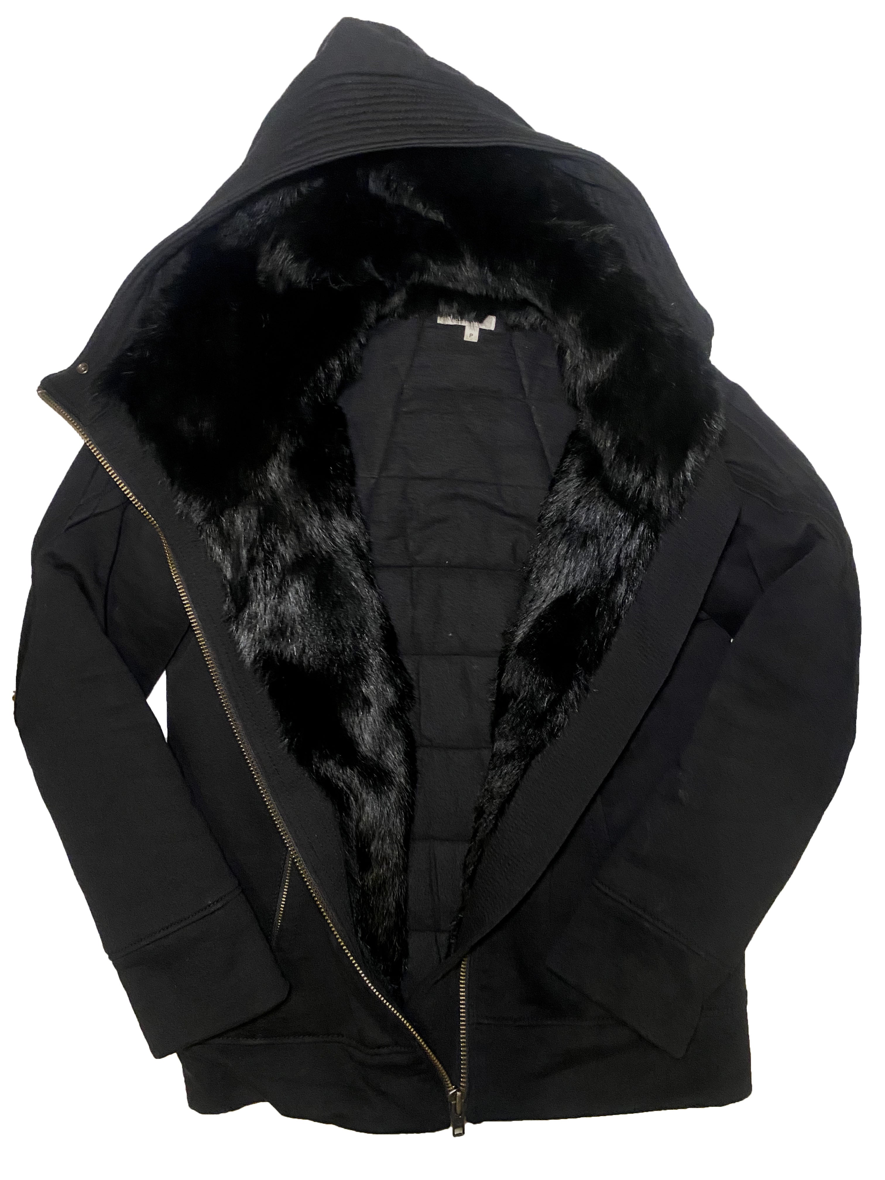 00s Helmut Lang Rabbit Fur Coat - S