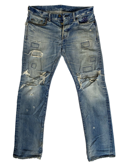 00s Hysteric Glamour Patch Jeans - 32