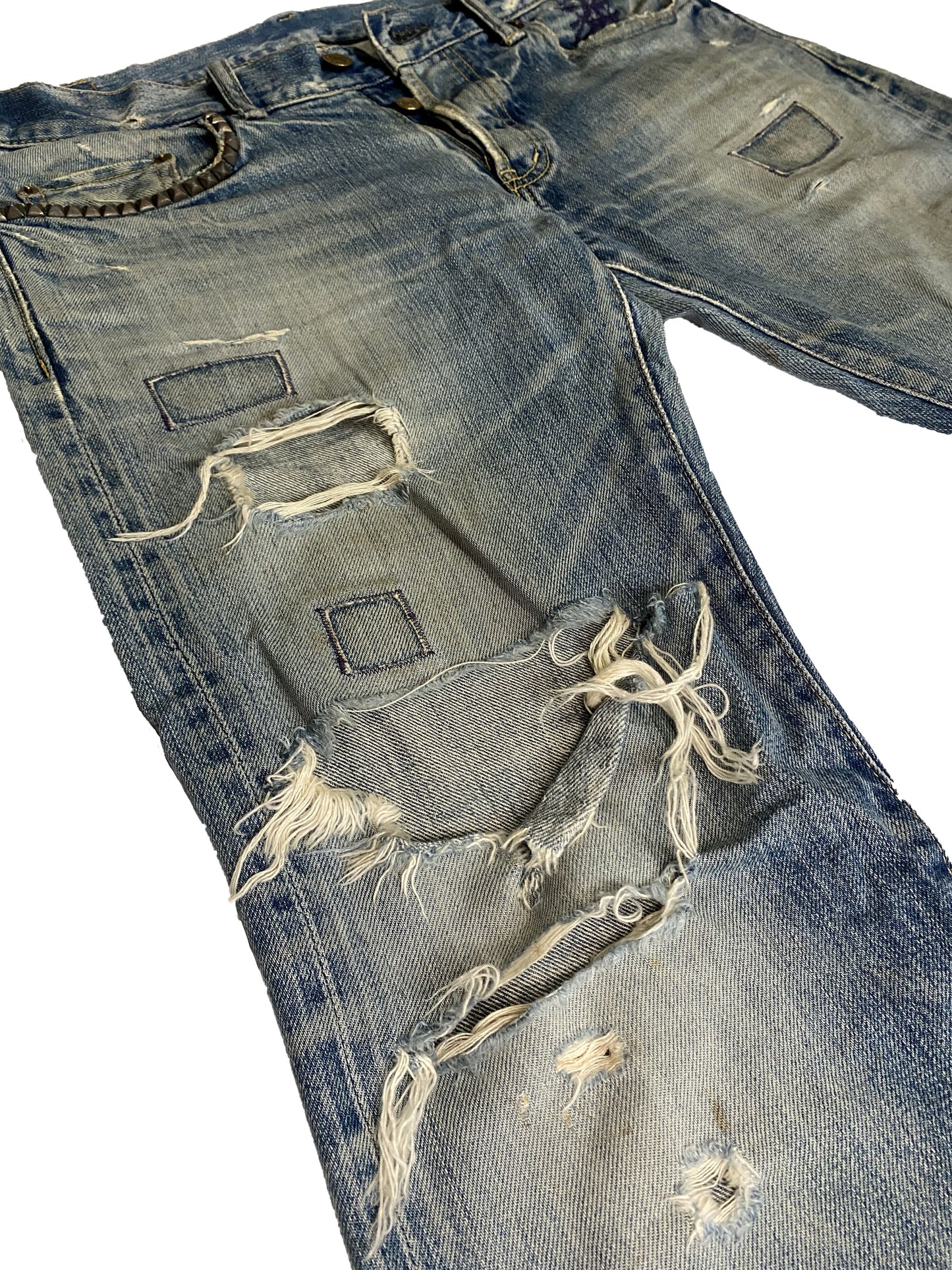 00s Hysteric Glamour Patch Jeans - 32