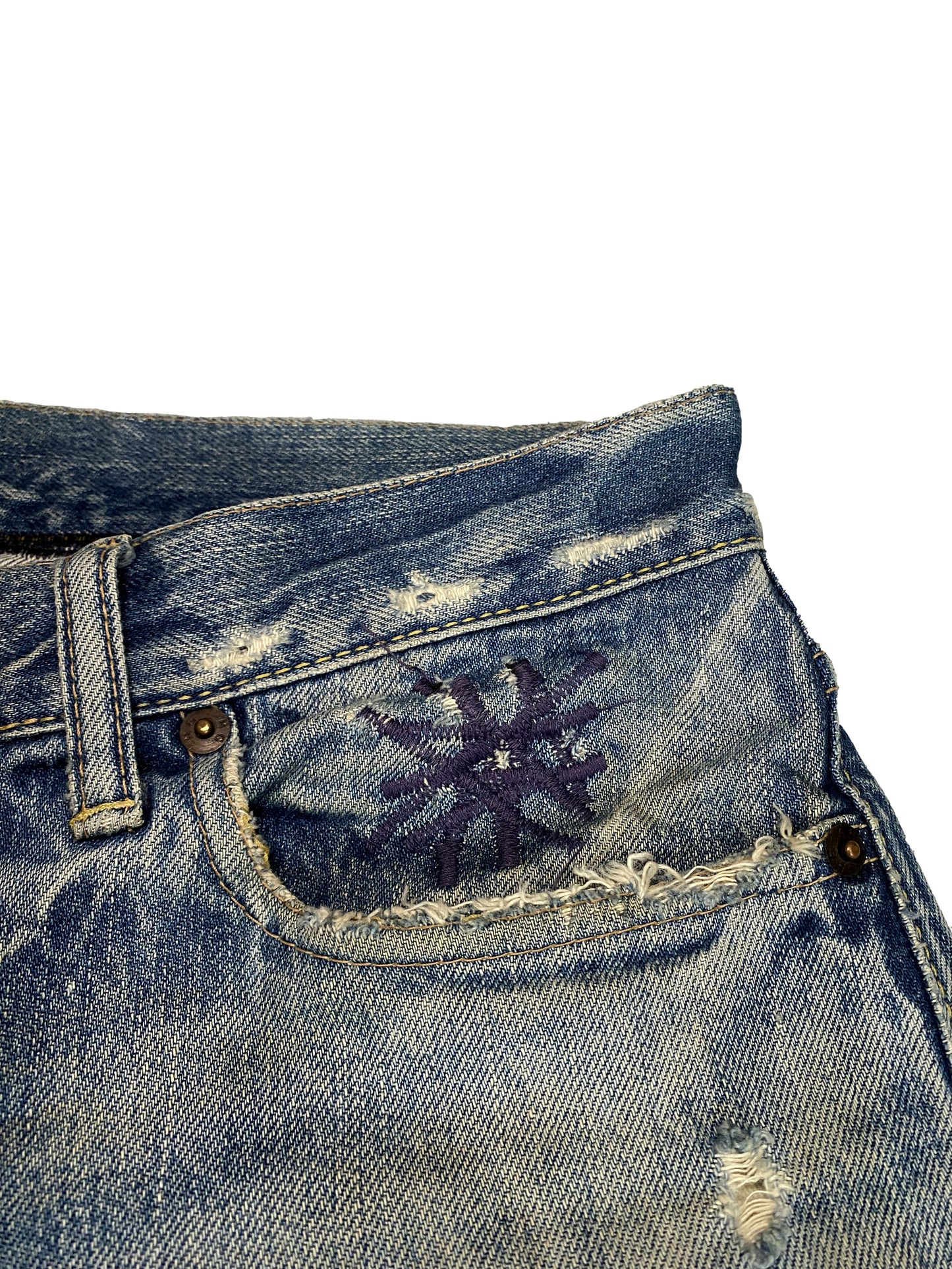 00s Hysteric Glamour Patch Jeans - 32