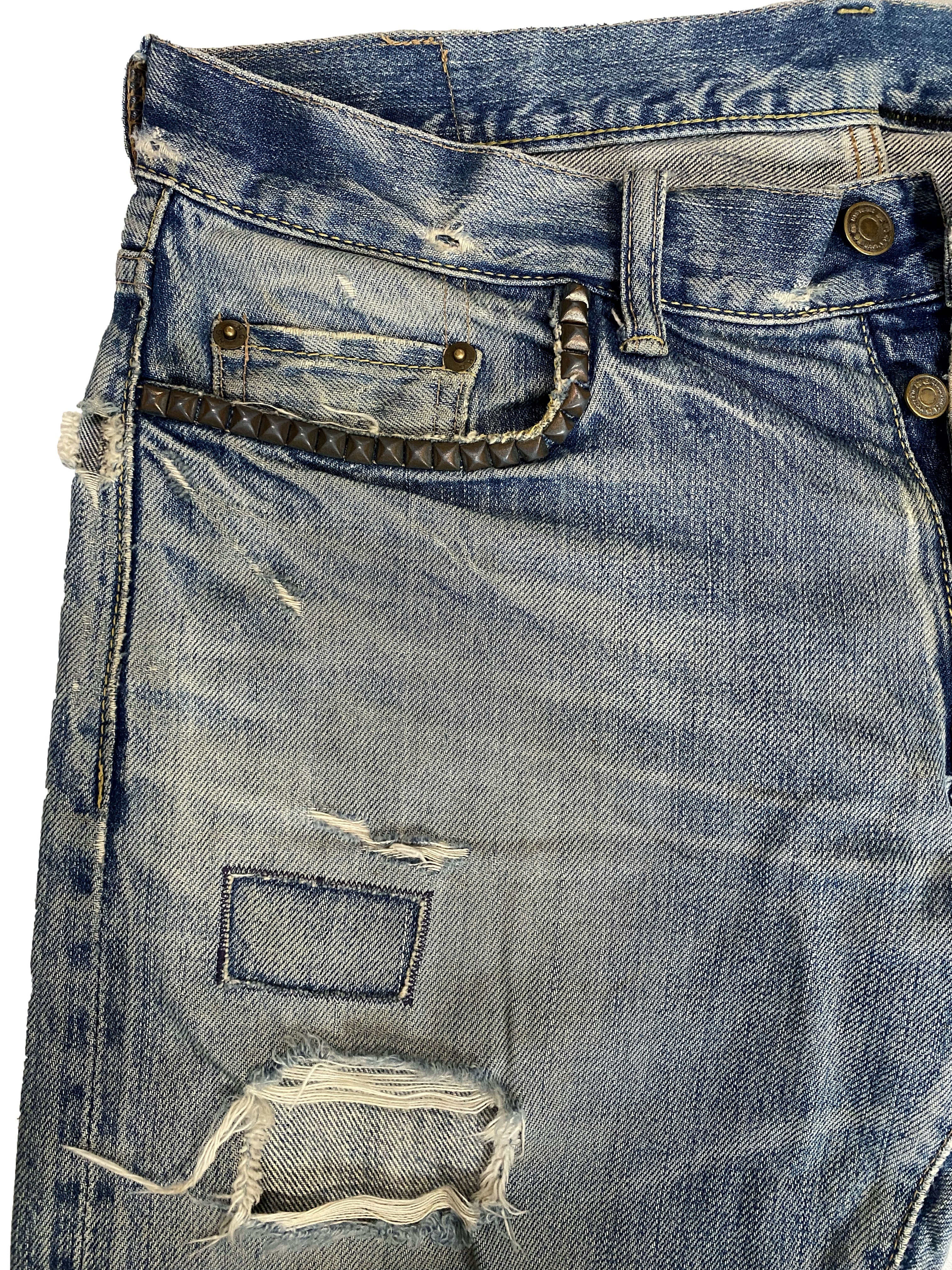 00s Hysteric Glamour Patch Jeans - 32