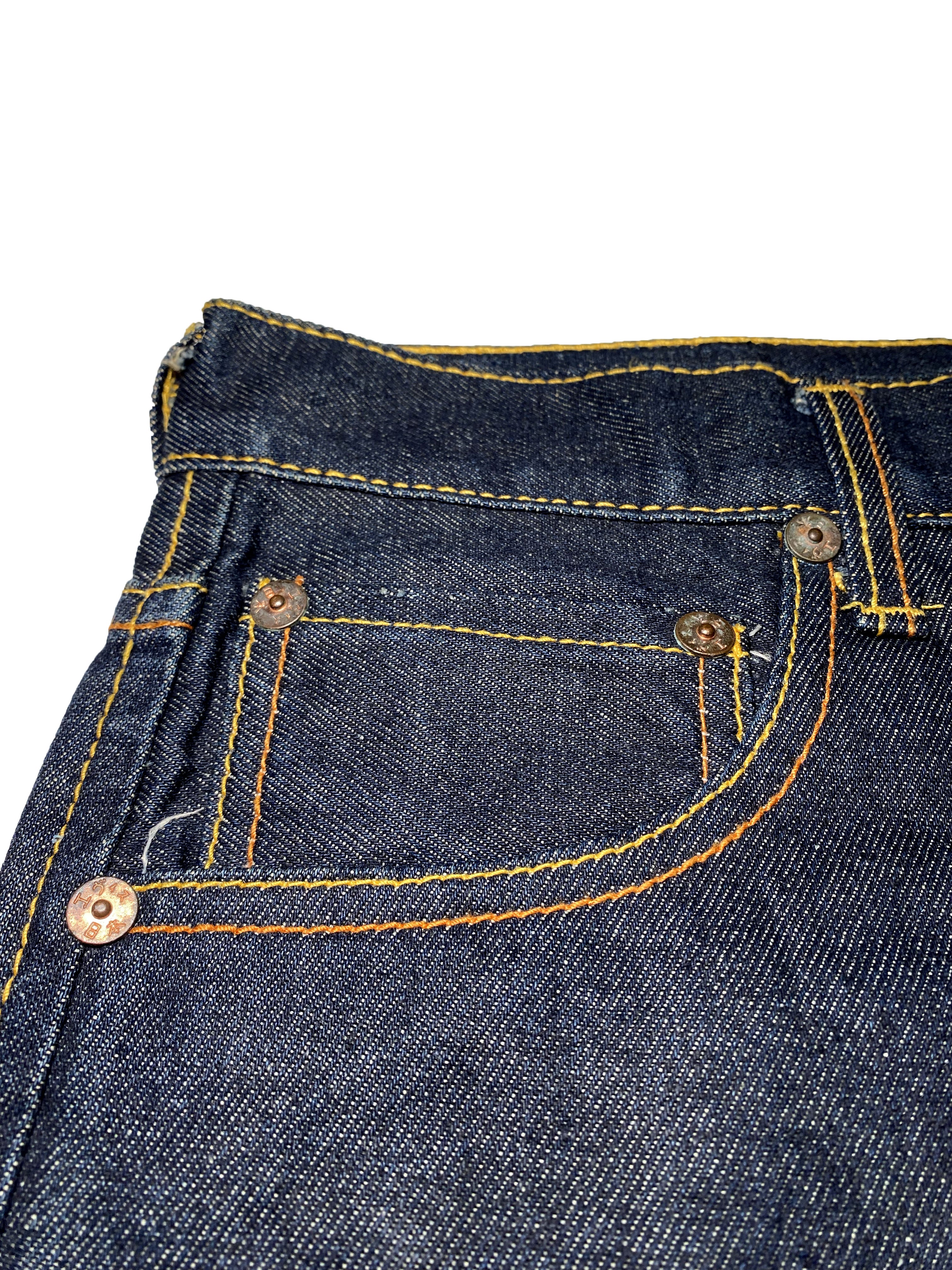2007 Evisu Hand Painted Tiger Denim - 34