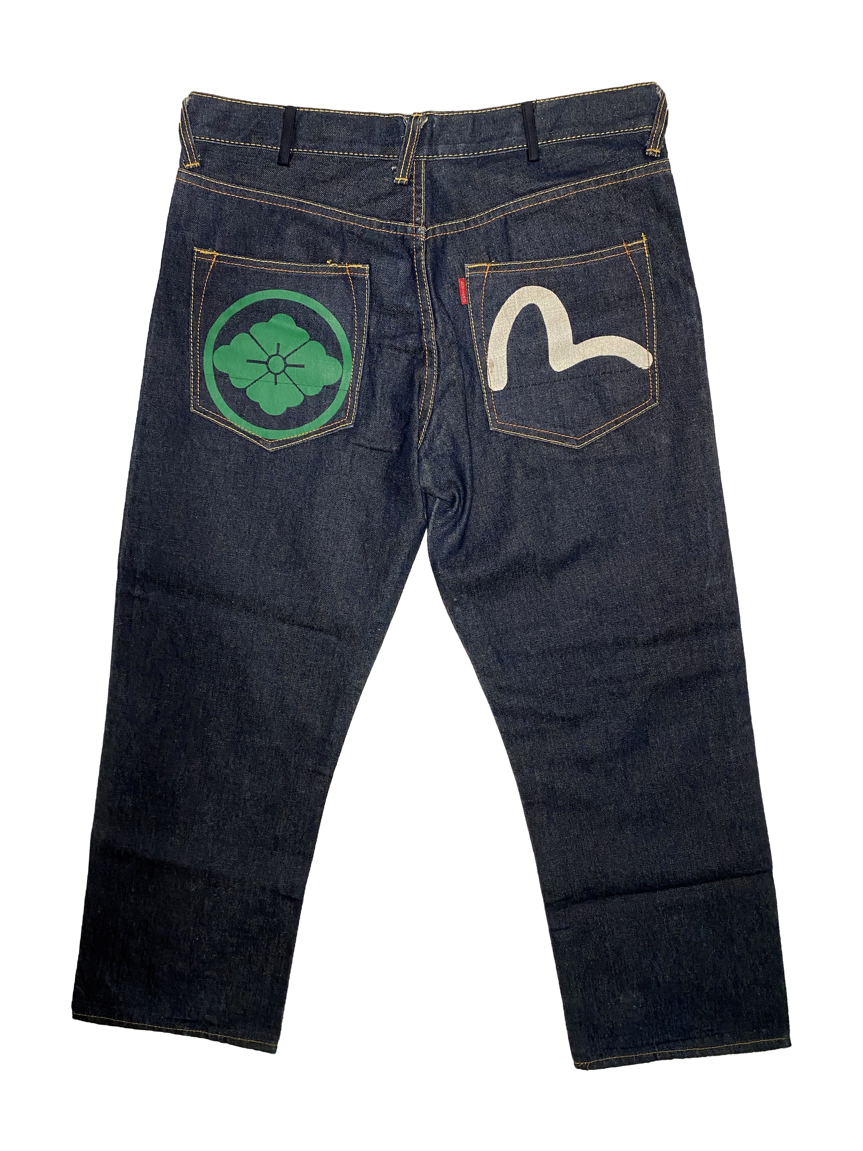 2007 Evisu Hand Painted Tiger Denim - 34