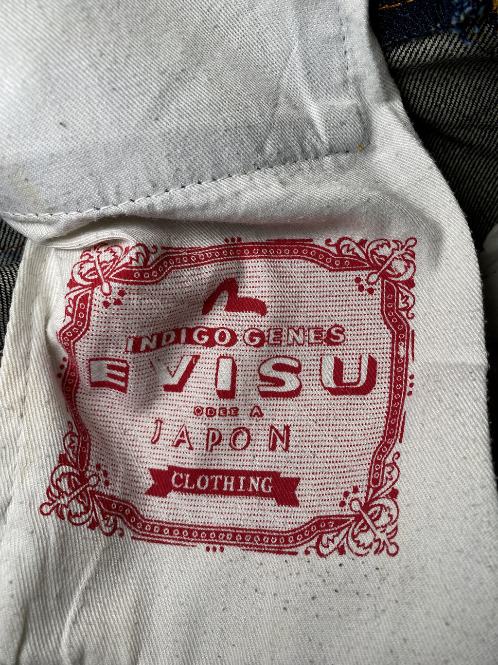 2007 Evisu Hand Painted Tiger Denim - 34